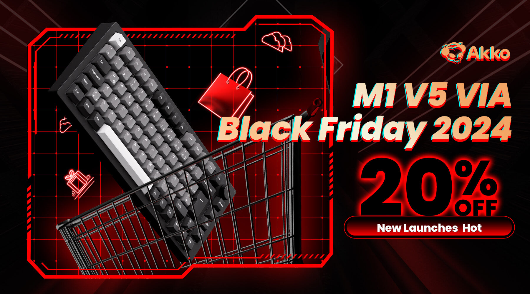 M1 V5 Black Friday Deal: High-Quality Keyboard, Exceptional Price!