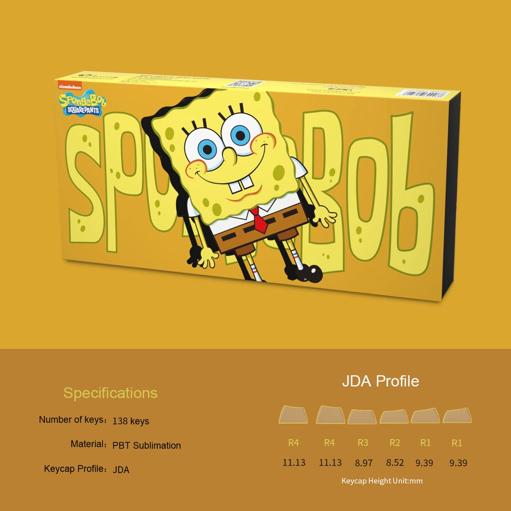 SpongeBob Keycap Set (138-key)