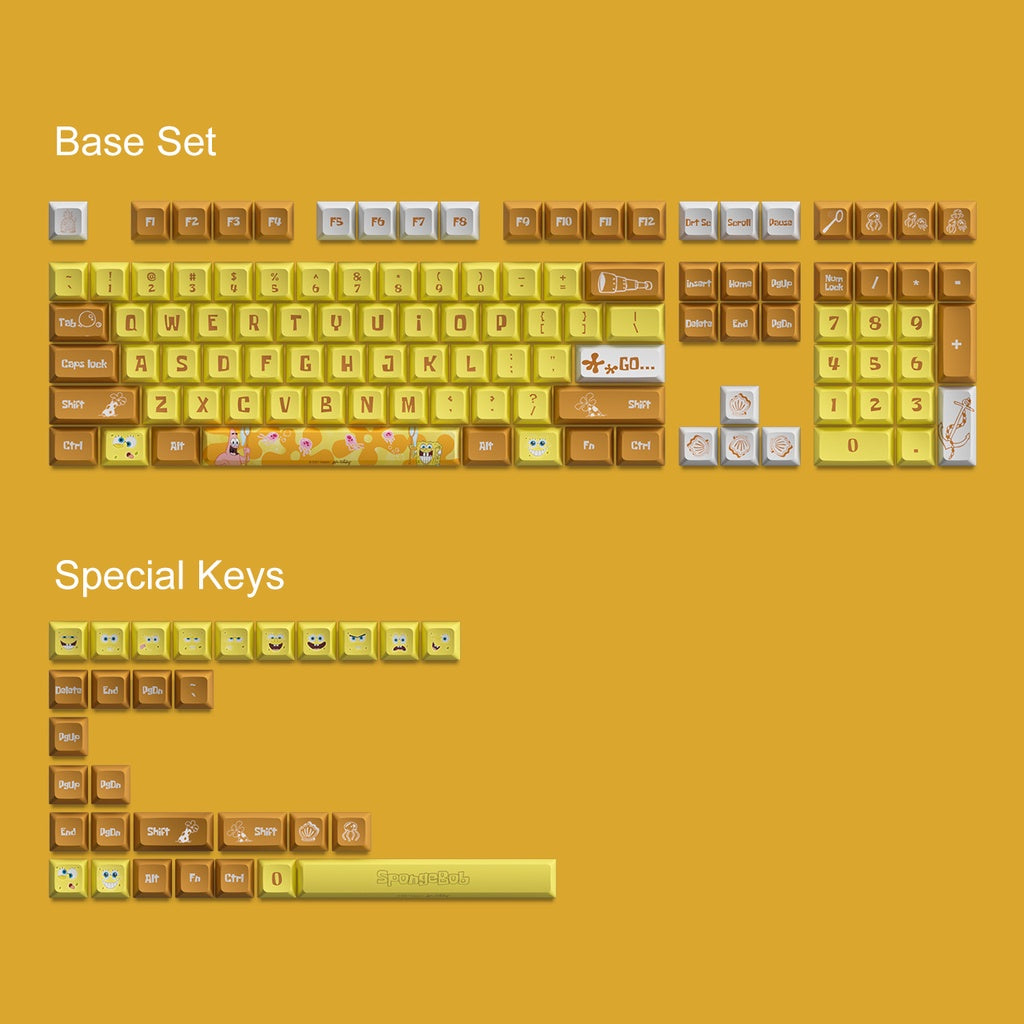 SpongeBob Keycap Set (138-key)