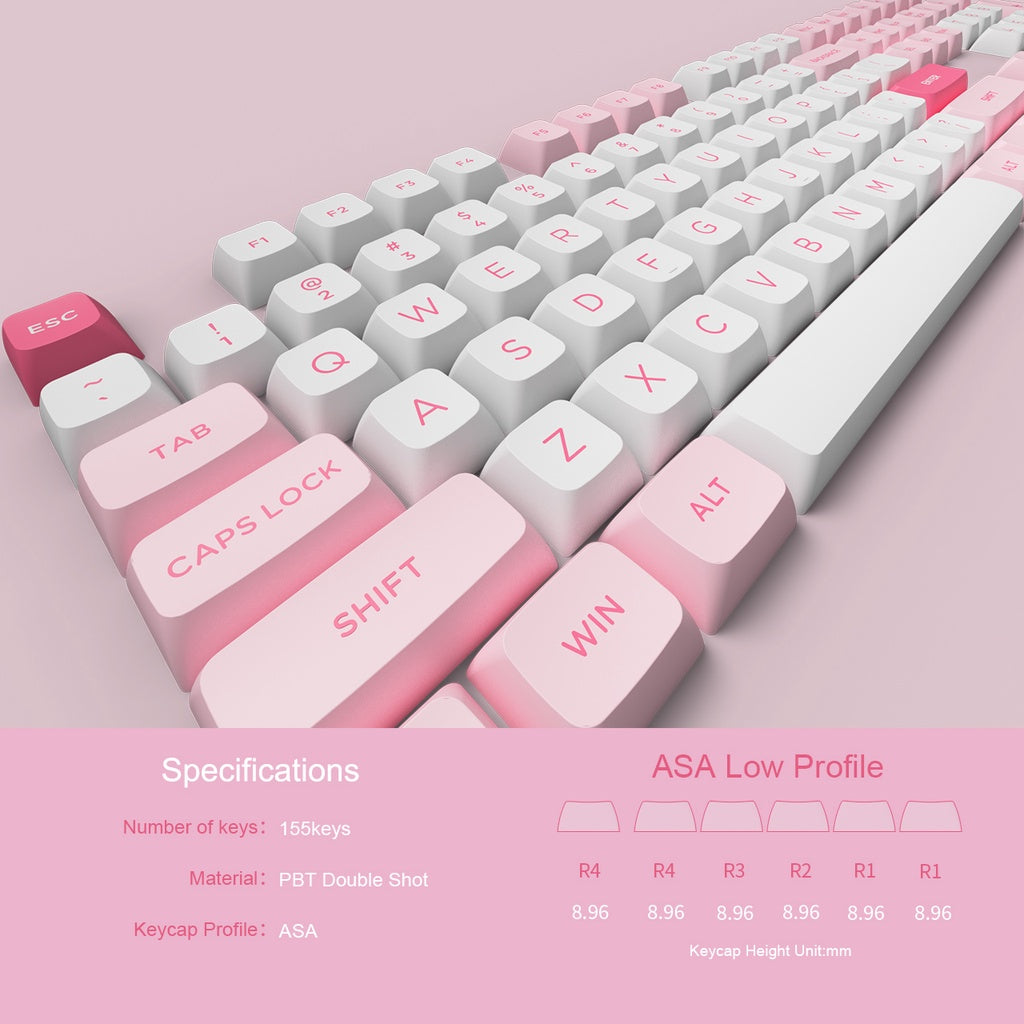 Prunus Lannesiana Keycap Set (155-Key)