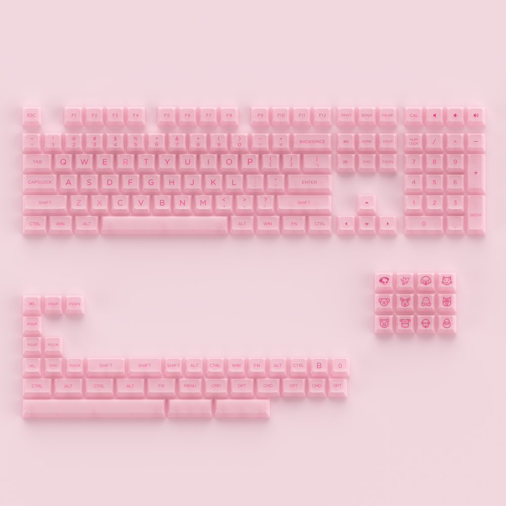 ASA Clear Keycap Set (155-Key)