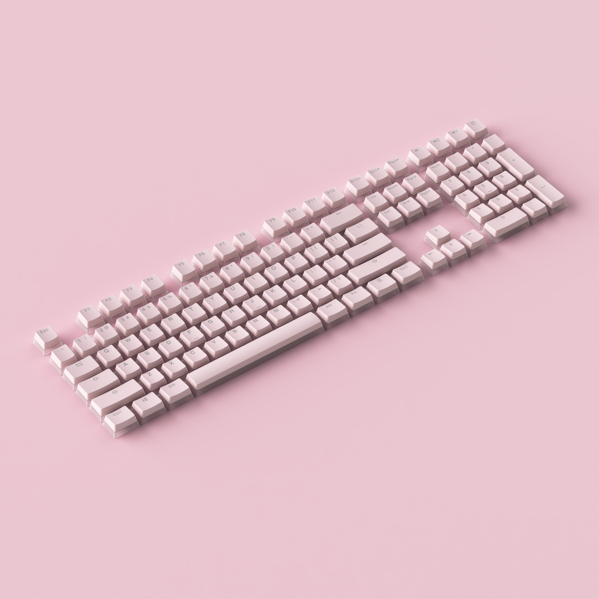 Sakura Jelly Keycap Set (108-key)