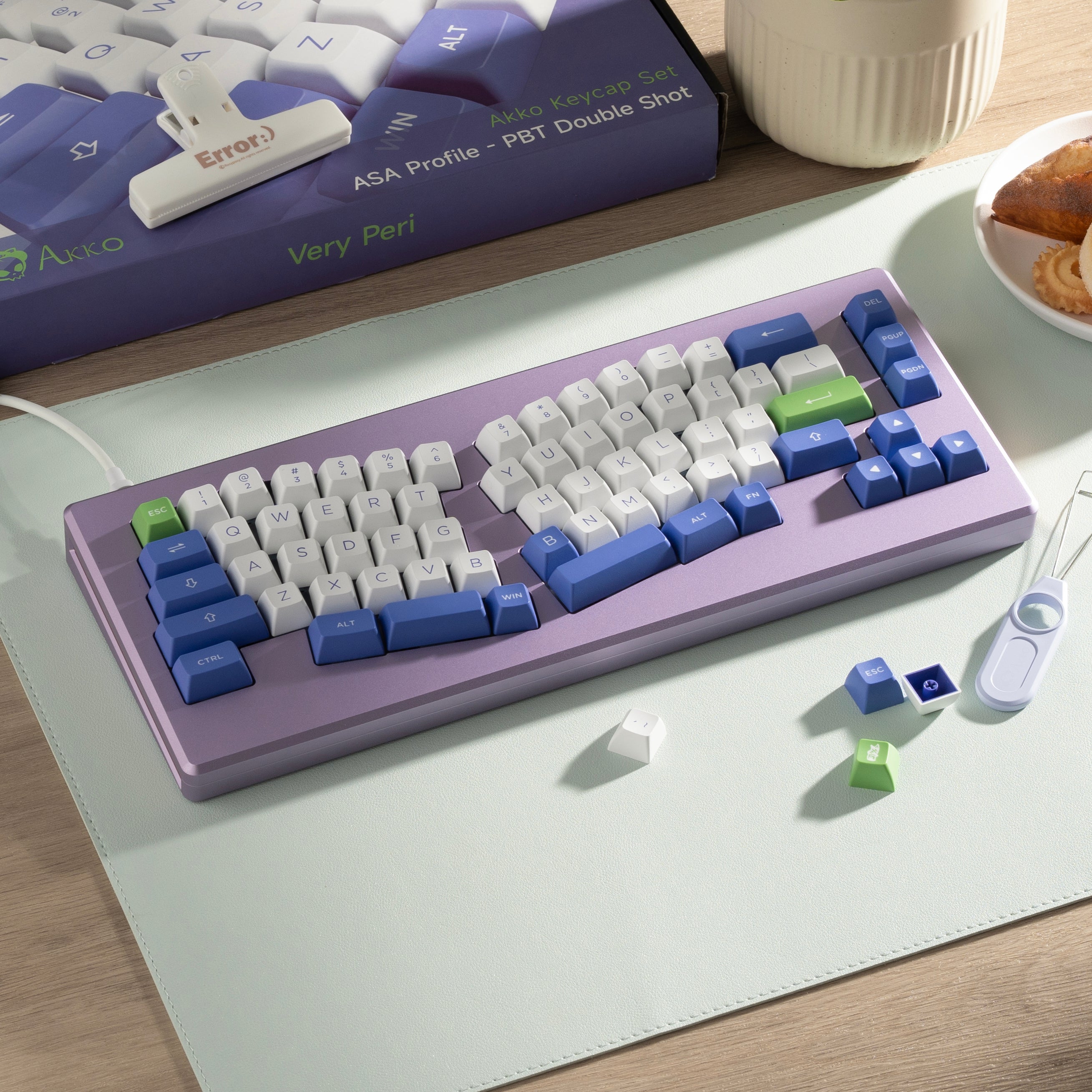 Periwinkle Very Peri Keycap Set(197-Key)