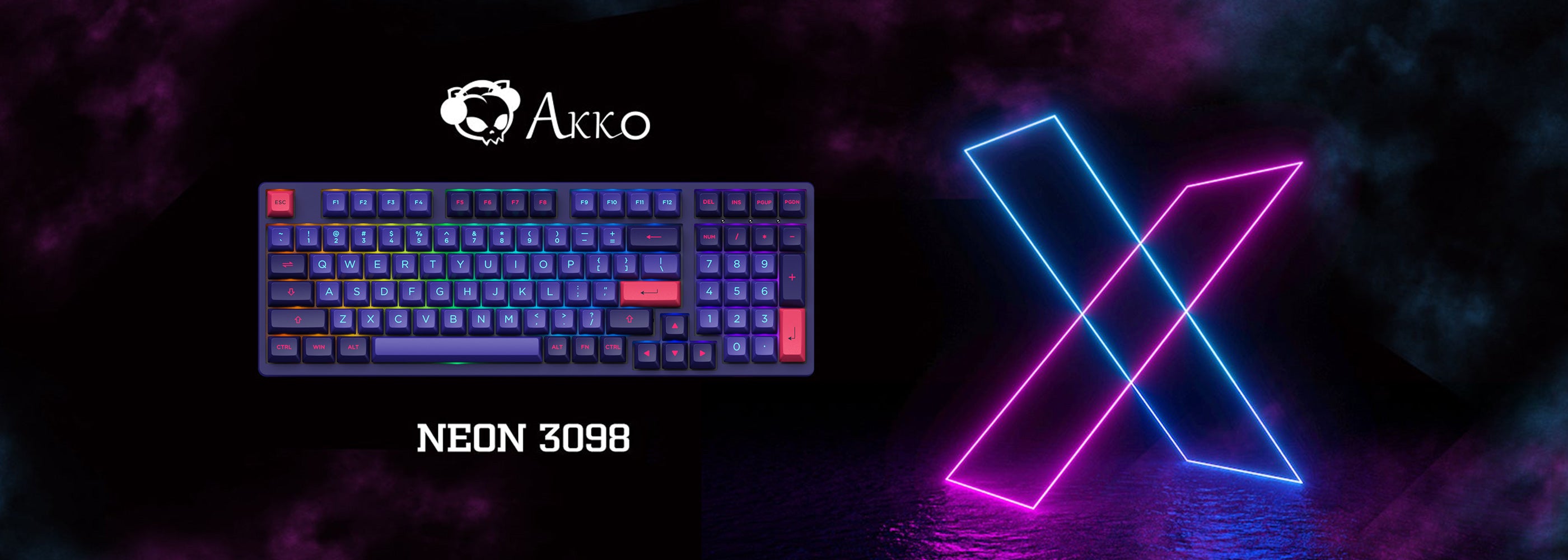 Neon 3098 Wired Keyboard with neon light