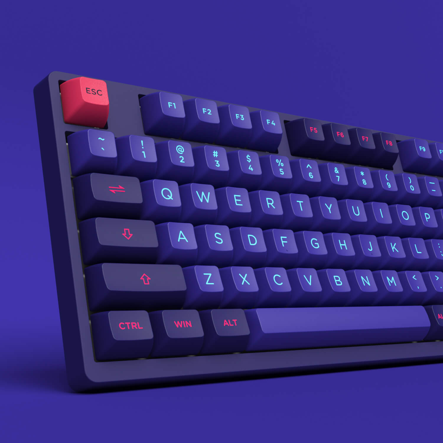 Akko Neon 3098 Wired Keyboard PBT keycaps