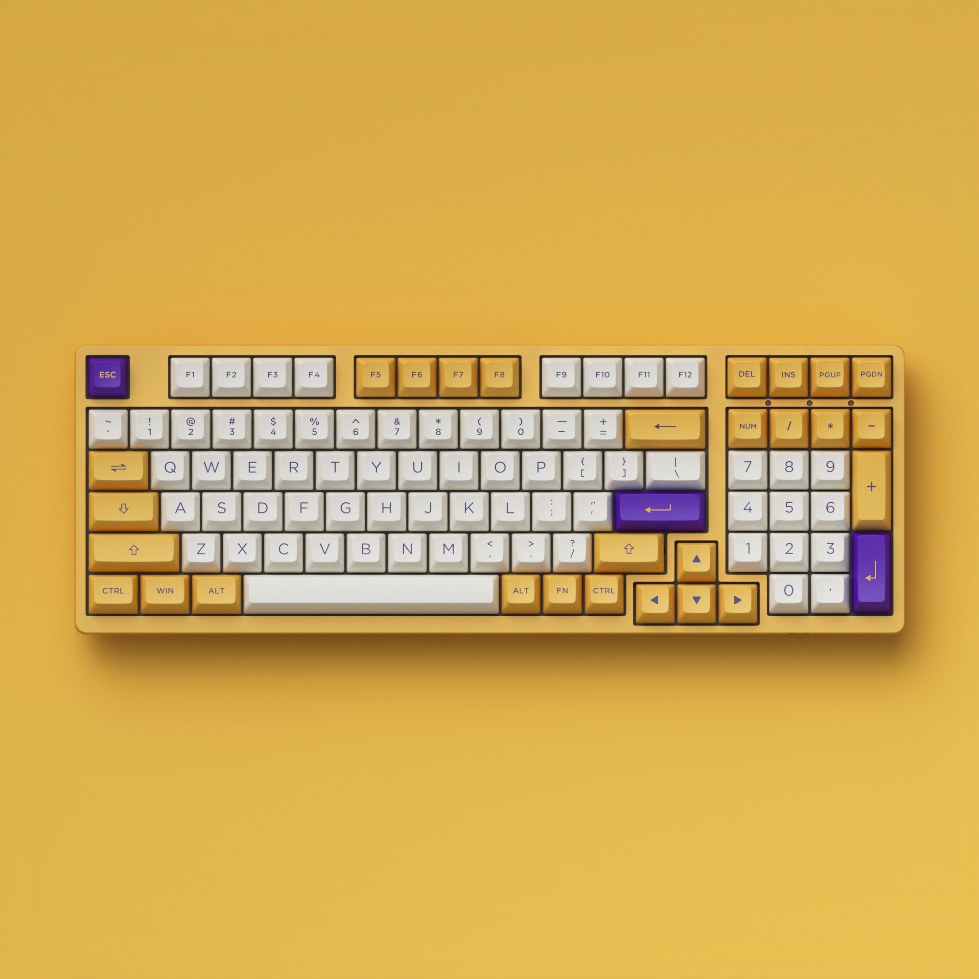 Los Angeles Themed Keycap Set (158-key)