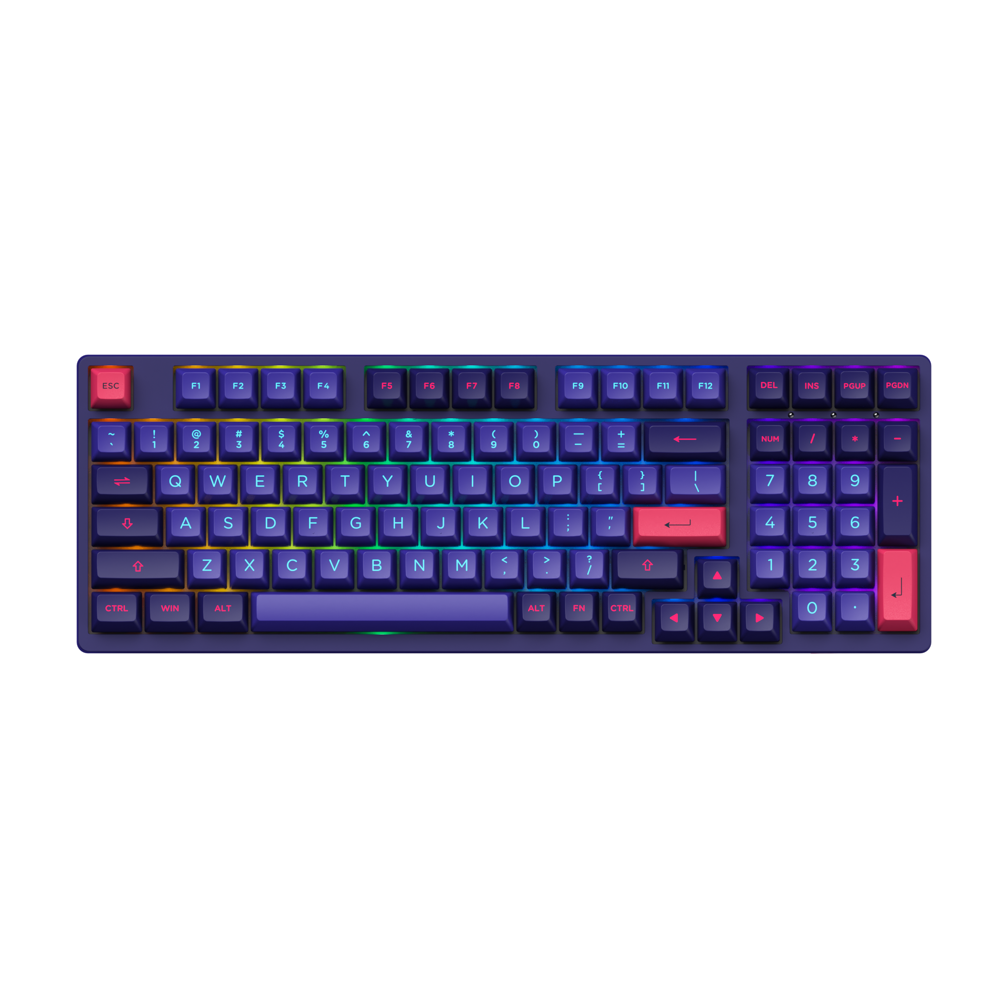 Akko Neon 3098 Keyboard with RGB