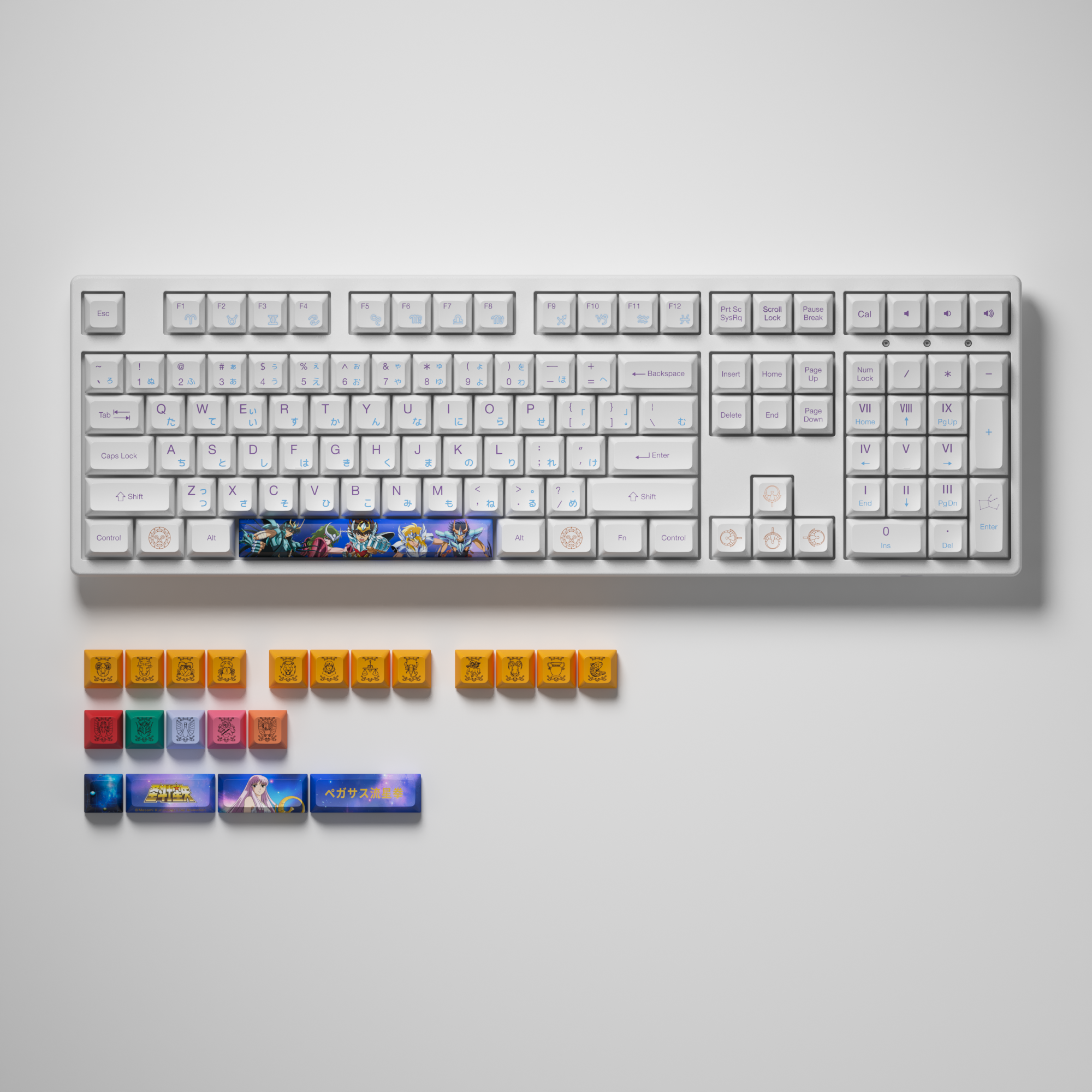 Saint Seiya Keycap Set (145-key)