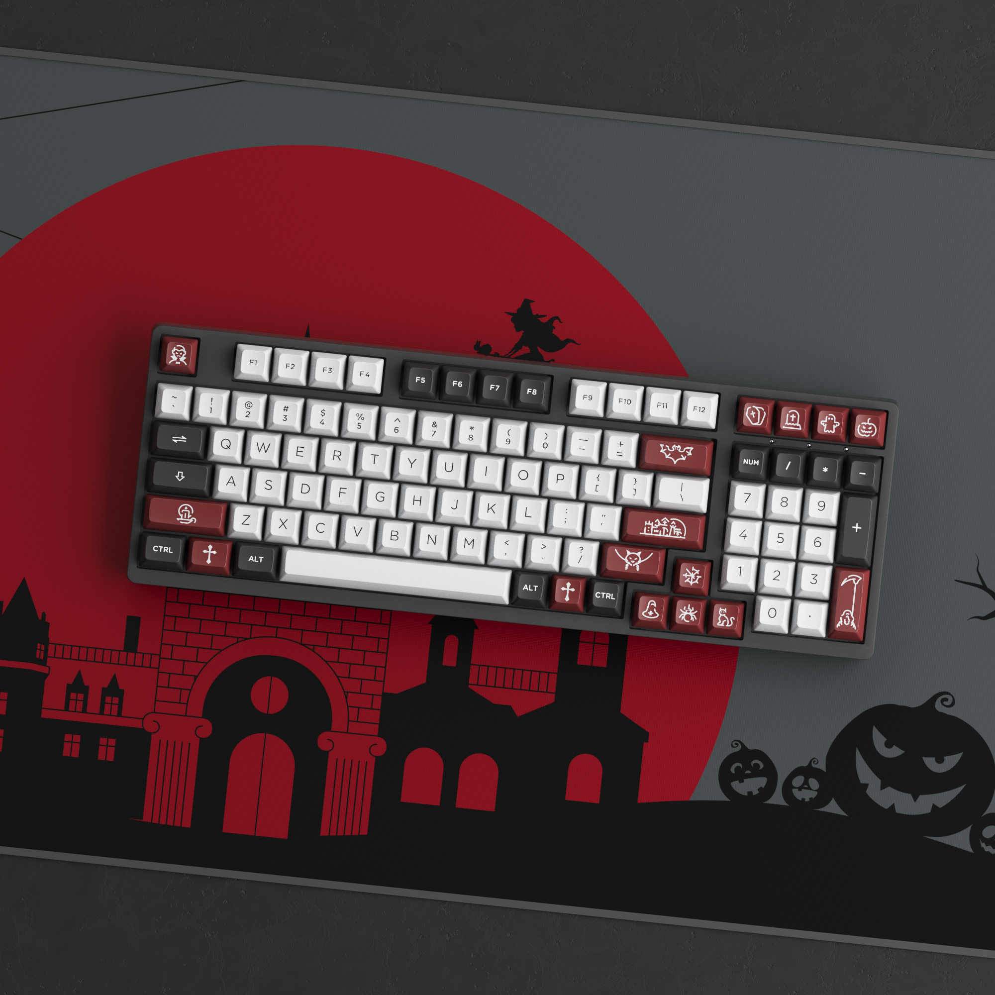 Dracula Castle Mouse pad