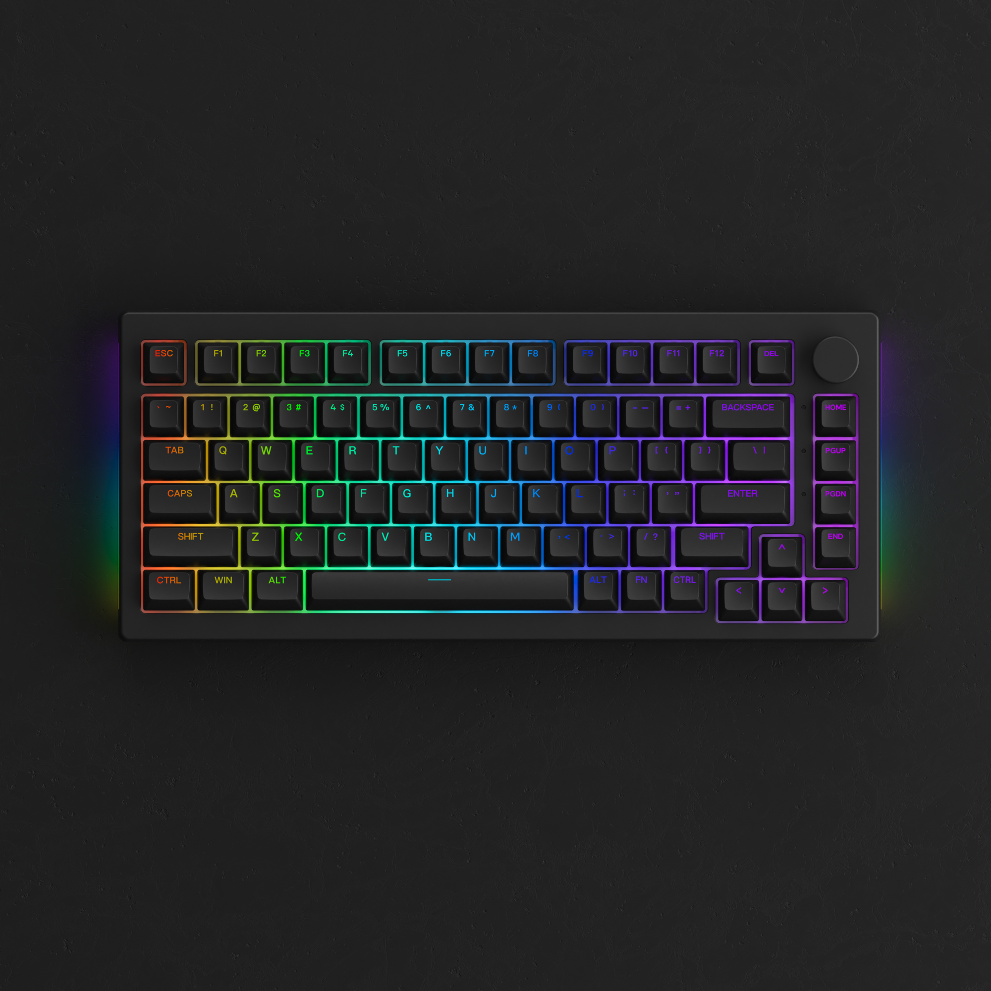 ASA Shine-Through Keycap Set (131-Key)