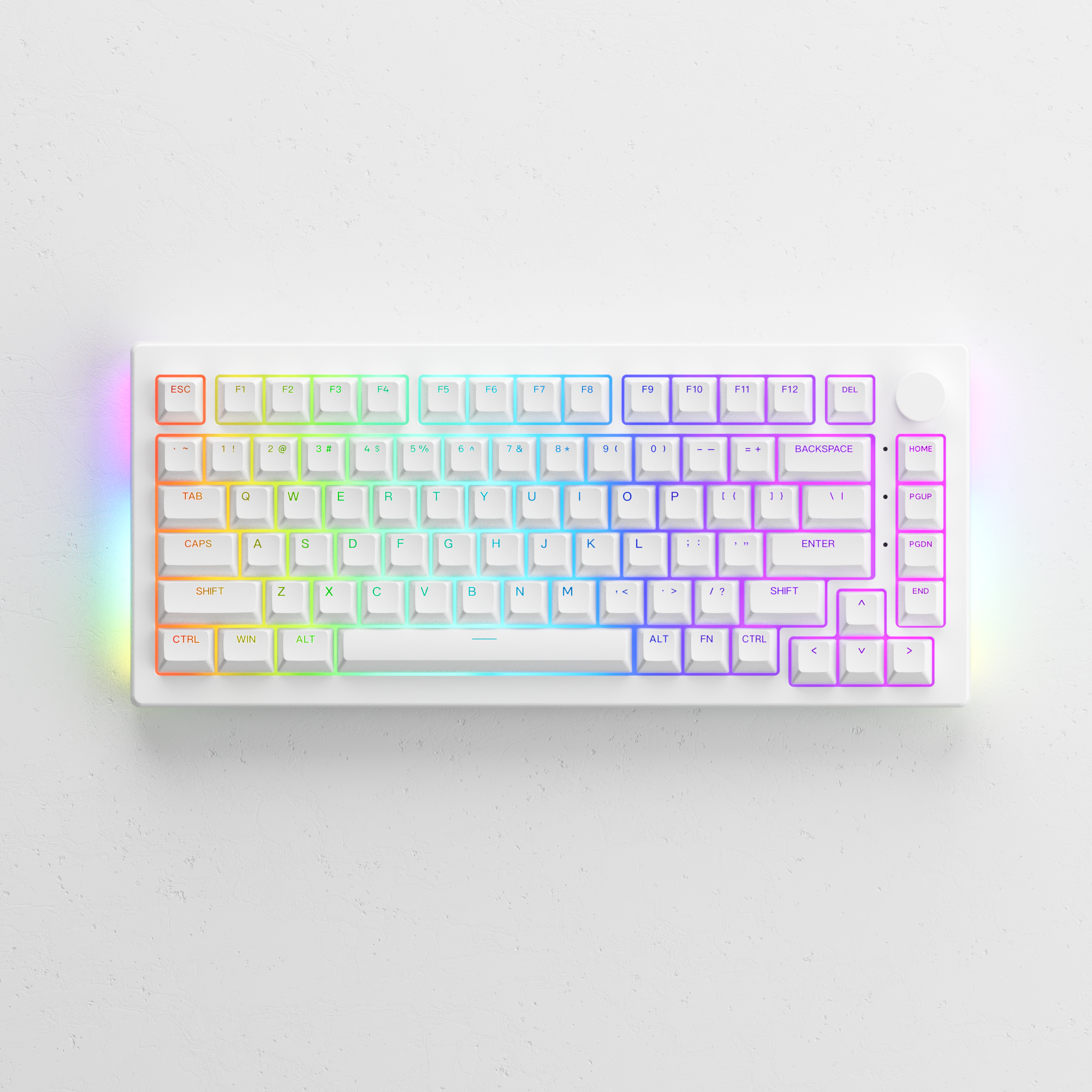 ASA Shine-Through Keycap Set (131-Key)