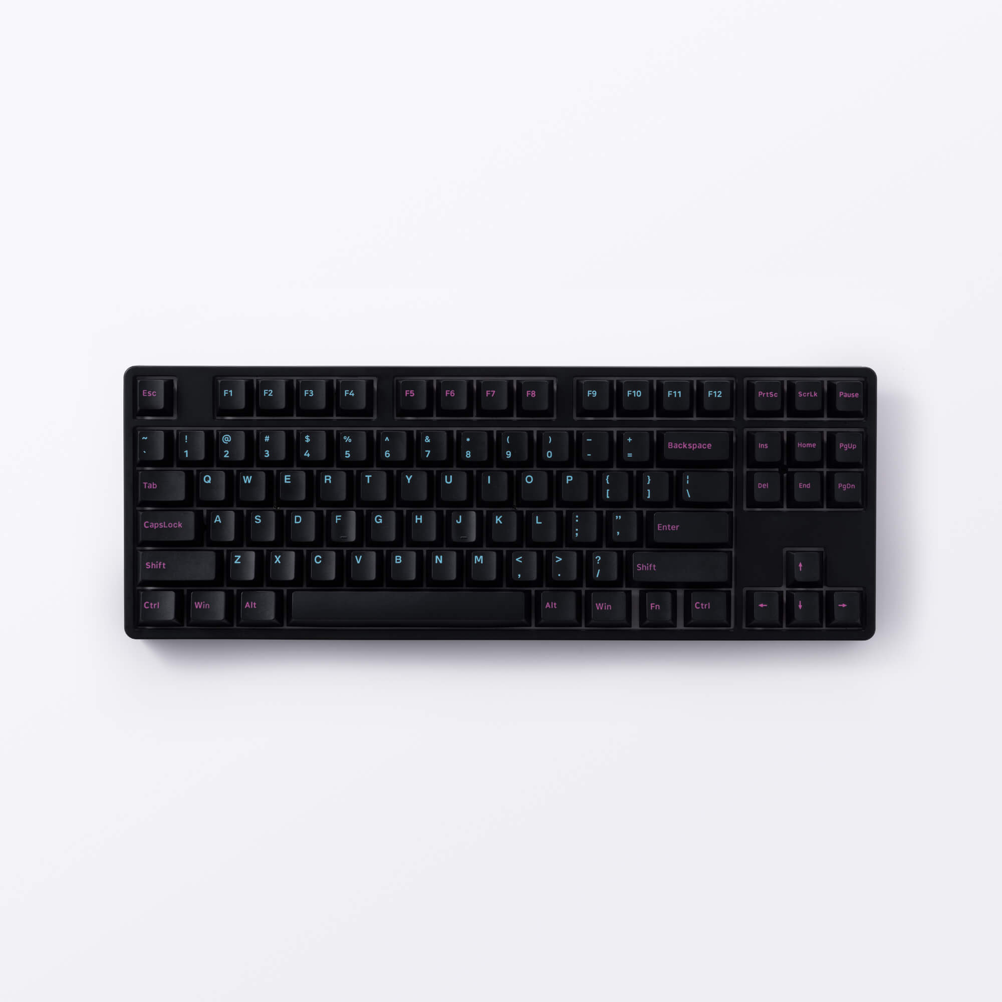 5087S VIA Keyboard midnight theme with white background