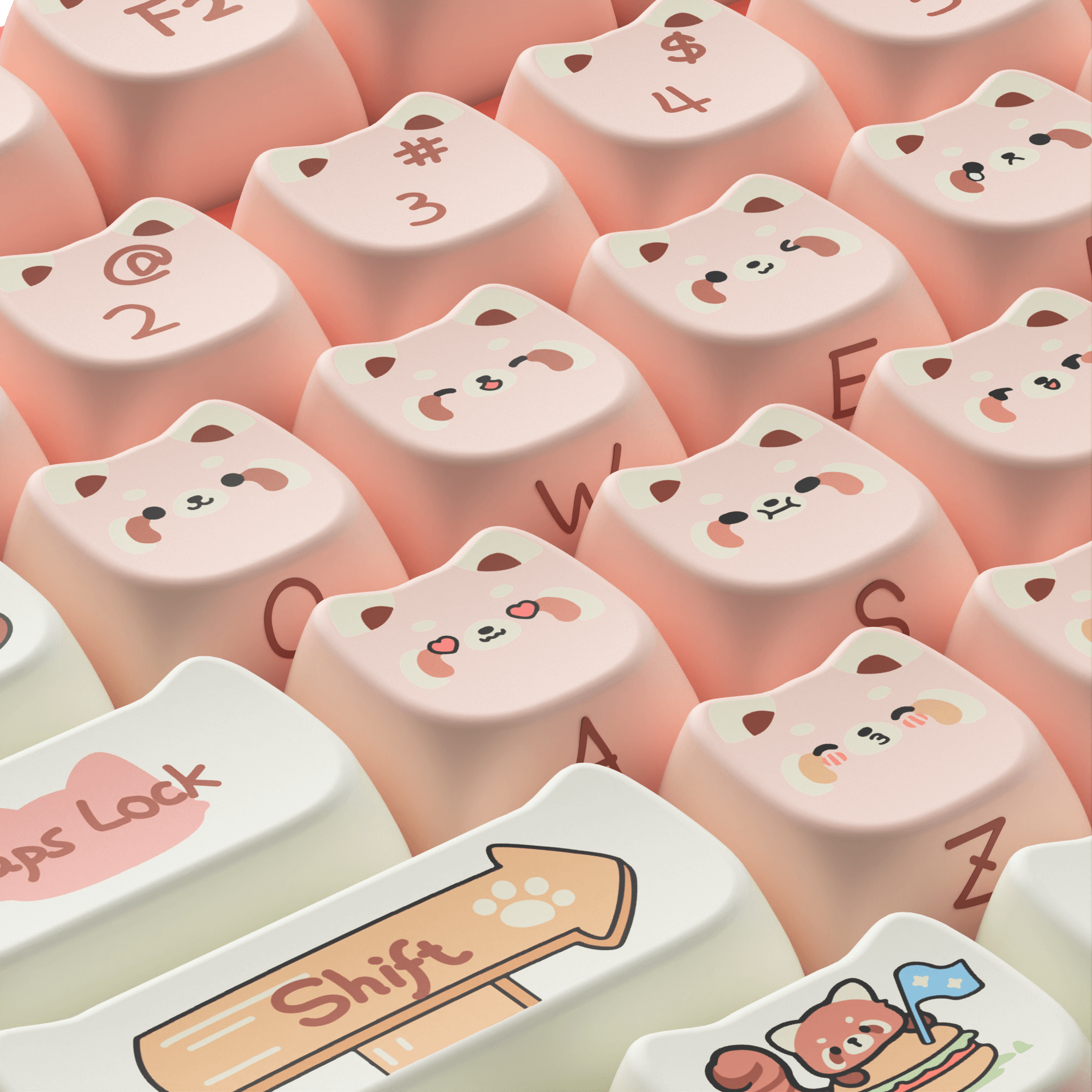 Racoon MAO Keycap Set (142-Key)