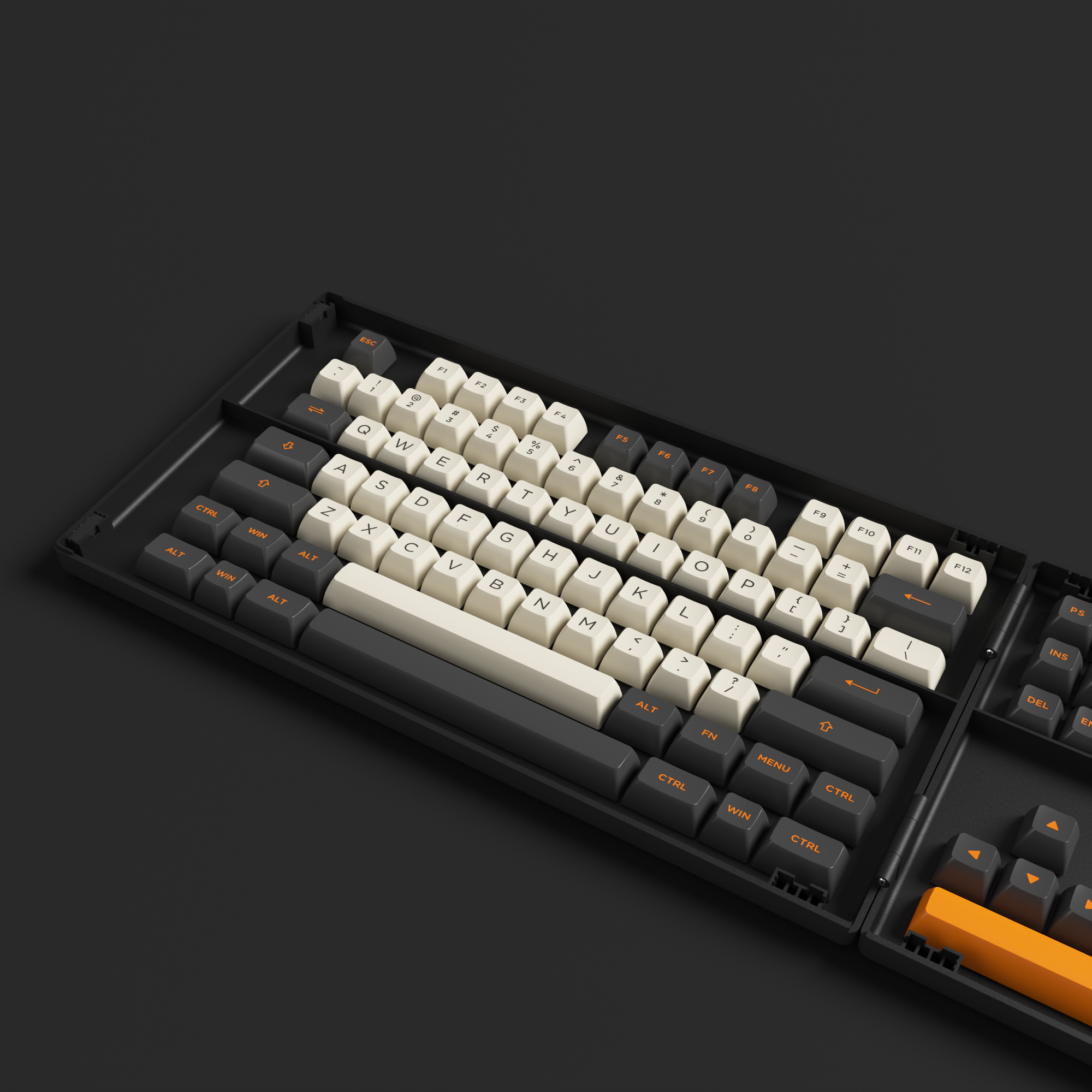 Carbon Retro Keycap Set