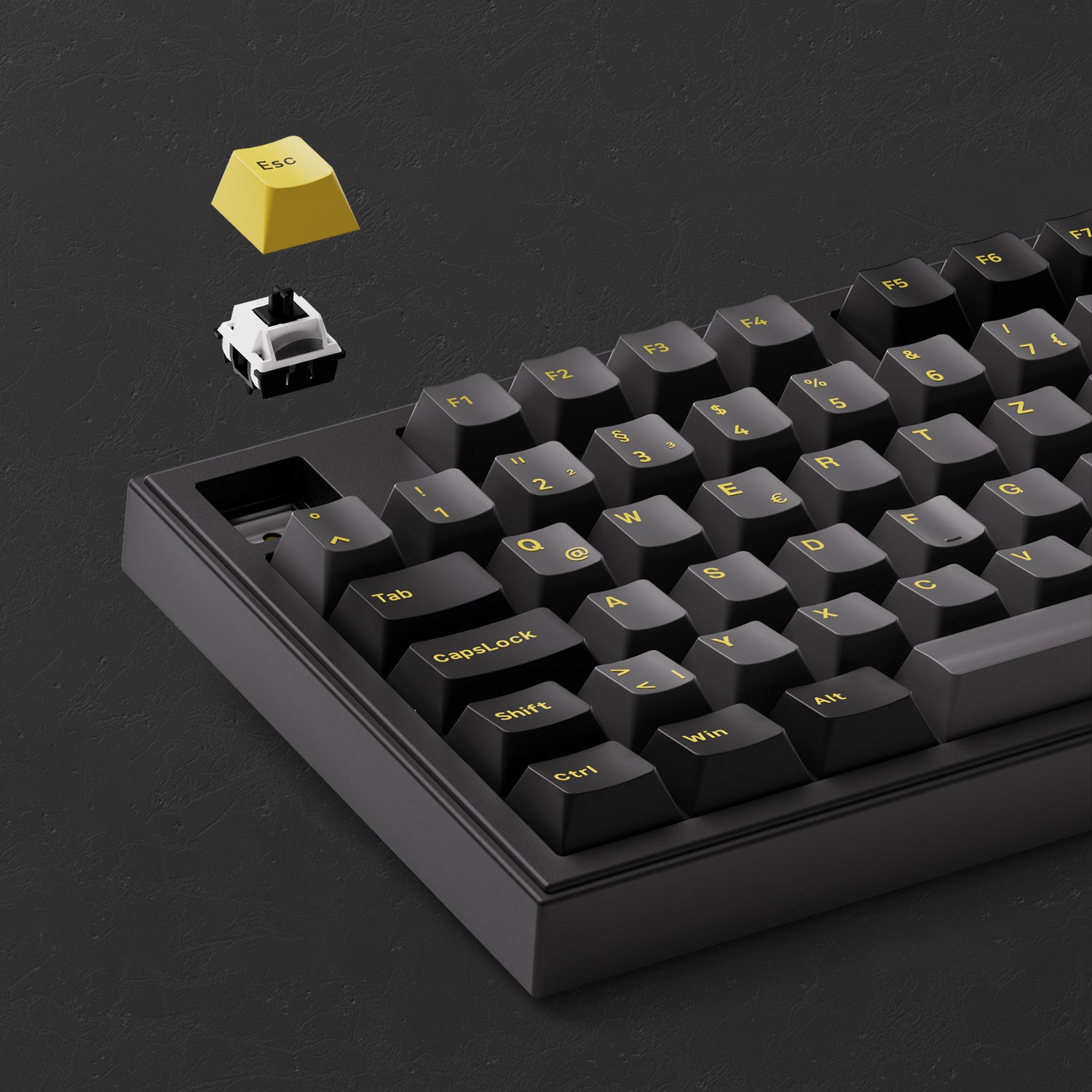 5098B Mechanical Keyboard with Screen 5 pin Hot Swappable