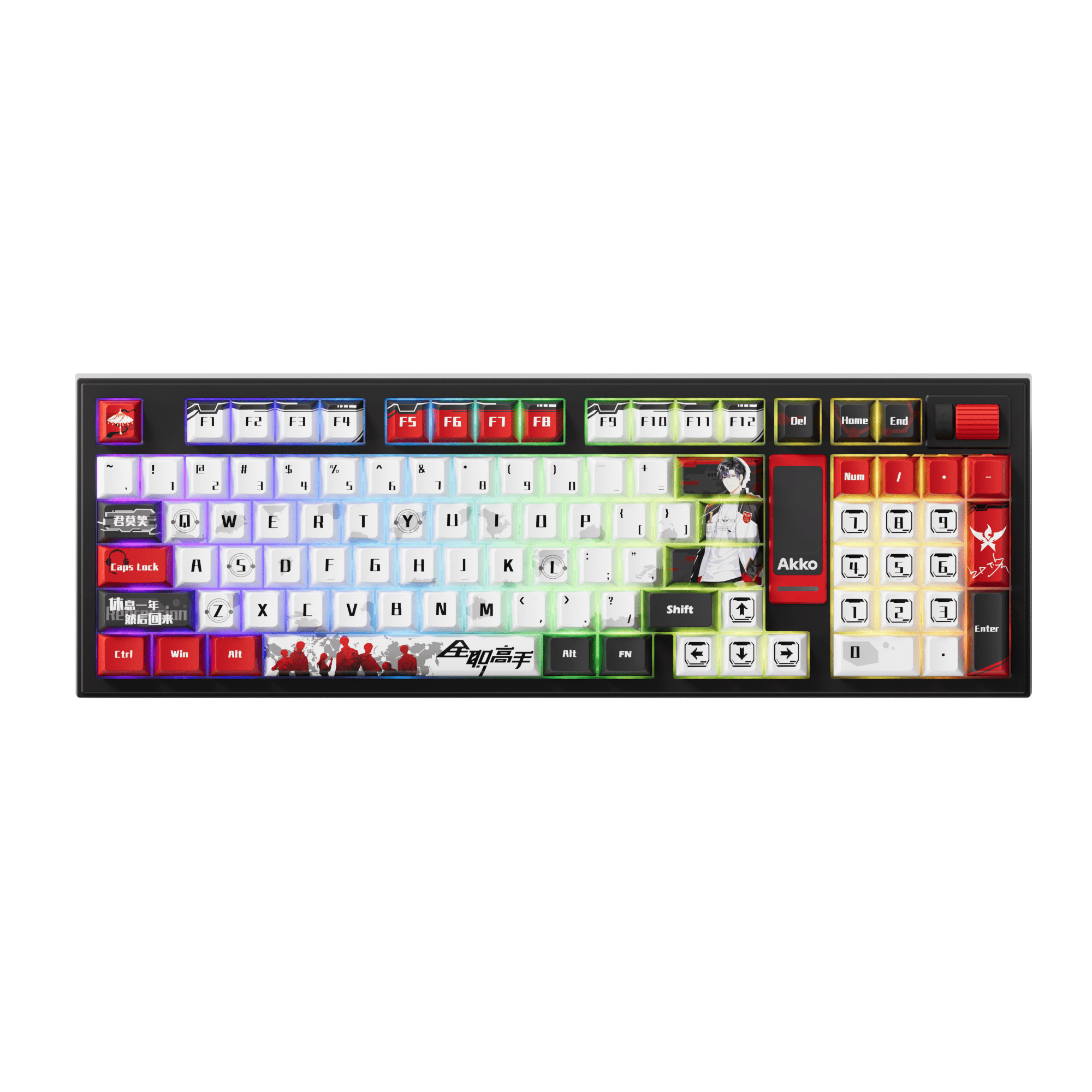 5098B Mechanical Keyboard with Screen YEXIU Theme