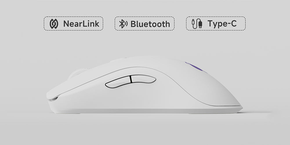 AG One NearLink ergonomic wireless mouse support multi-mode