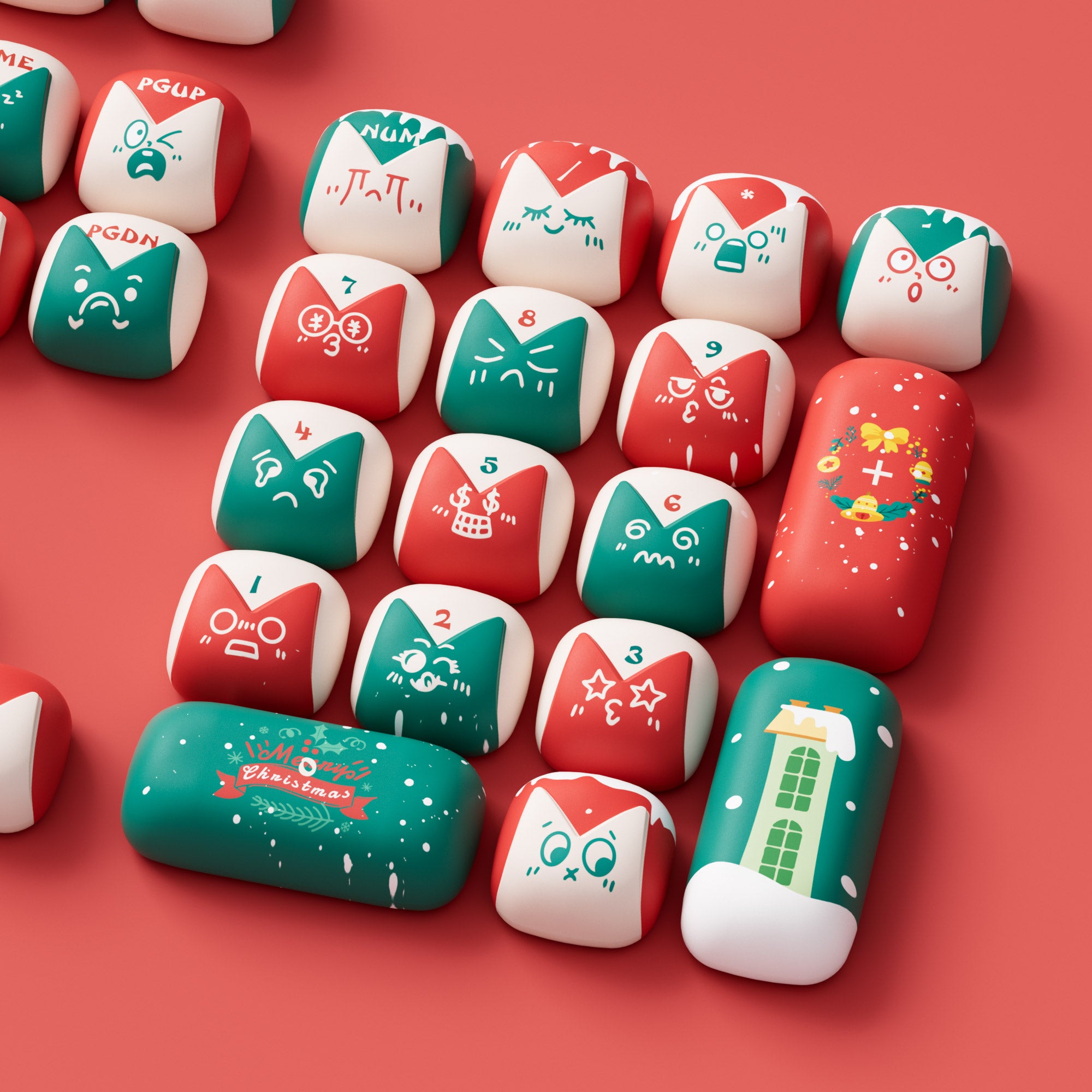 Christmas Fantasy Keycap Set (137-key)