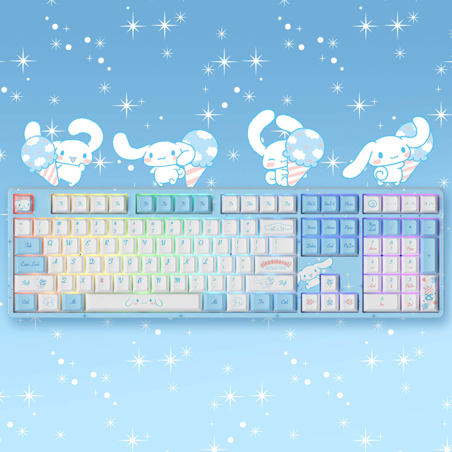 Cinnamoroll 5108S Wired Mechanical Keyboard