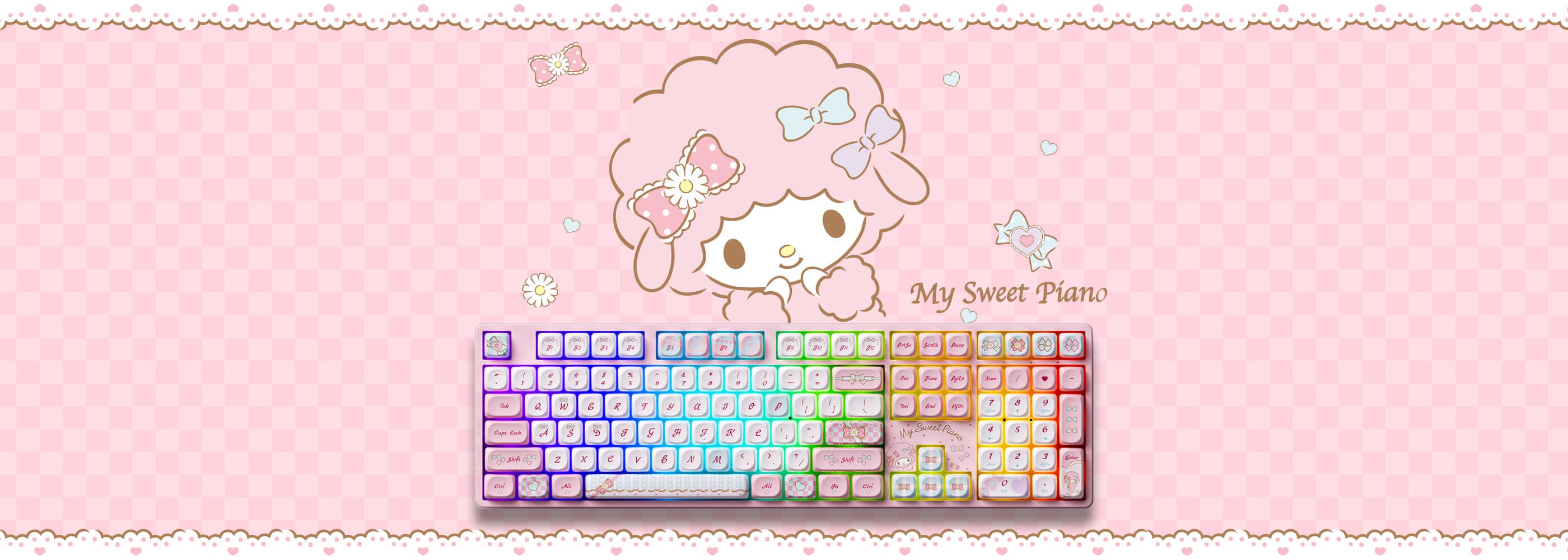 Akko My Sweet Piano 5108B Plus Full-Size Mechanical Keyboard