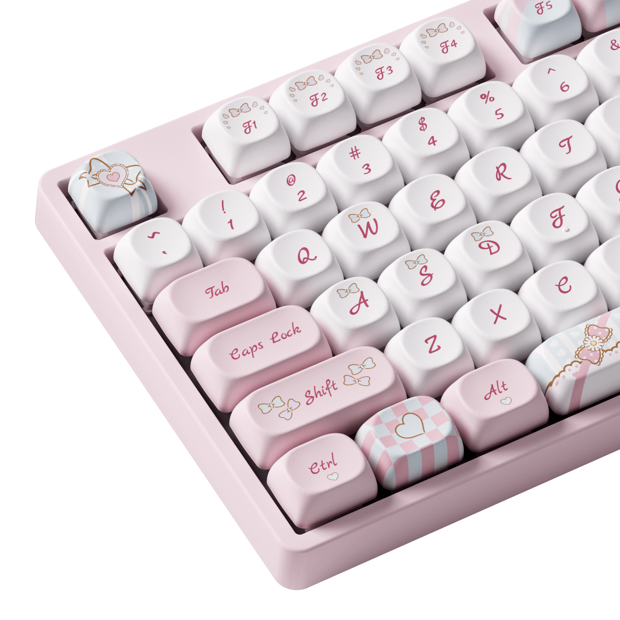 My Sweet Piano 5108B Plus Full-Size Mechanical Keyboard Keycap Details