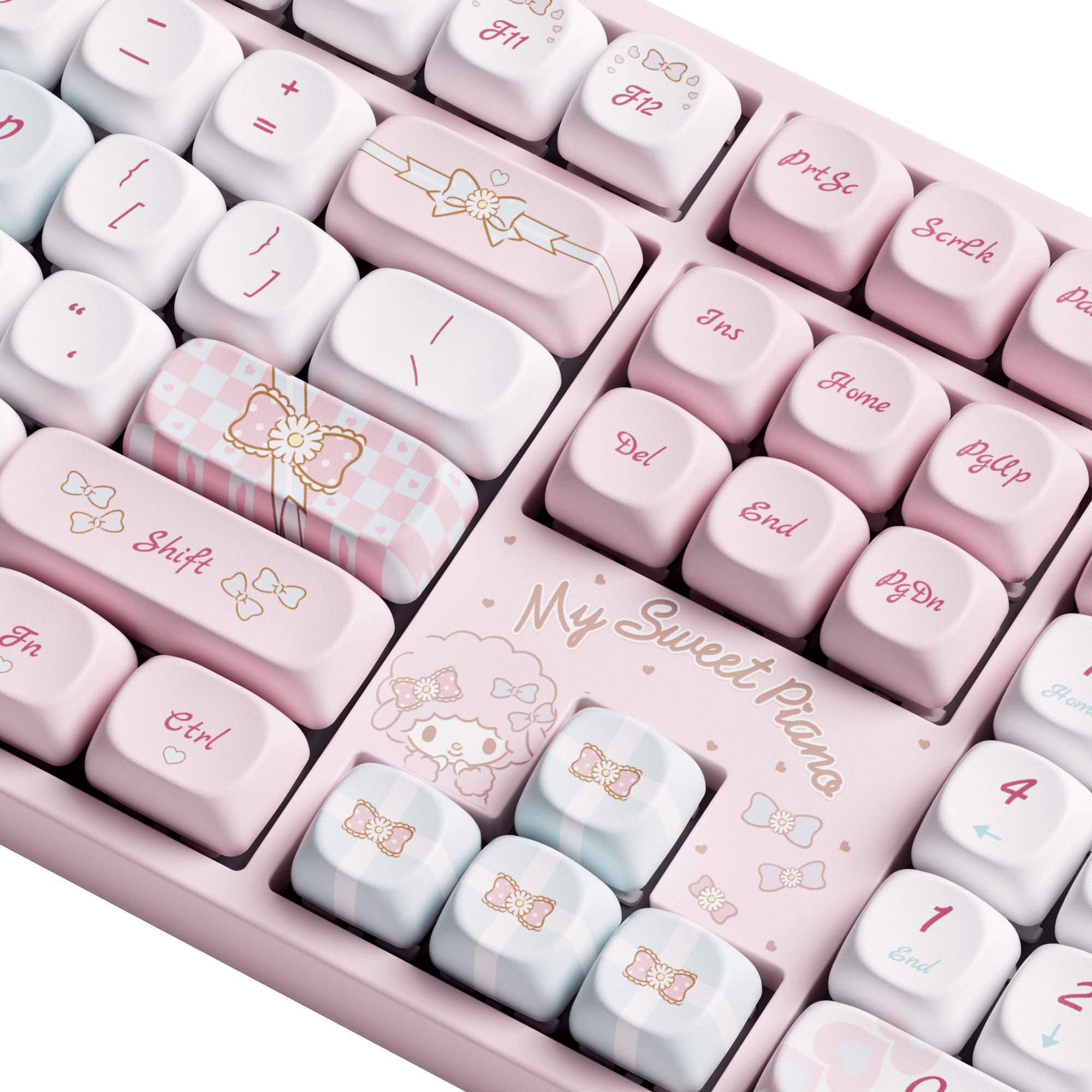 My Sweet Piano 5108B Plus Full-Size Mechanical Keyboard Keycaps