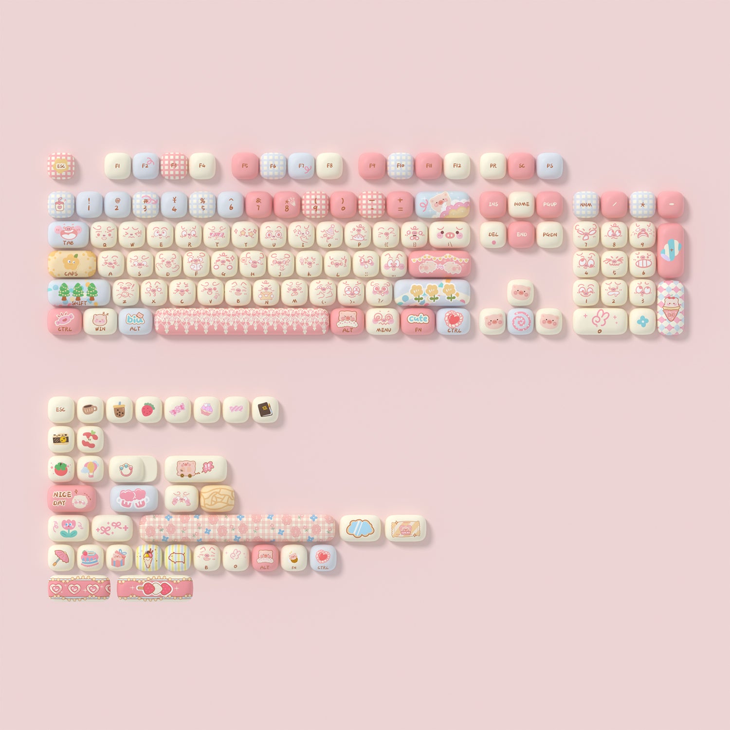 Piggy Party Keycap Set (139-key)