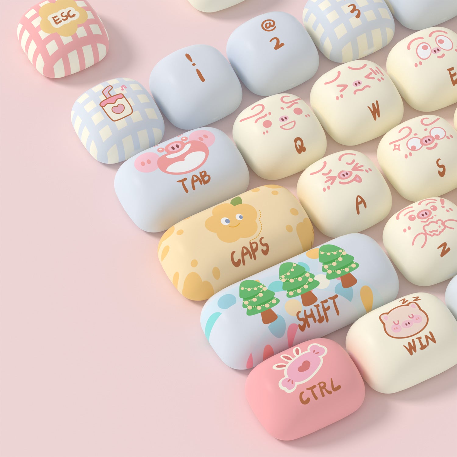 Piggy Party Keycap Set (139-key)