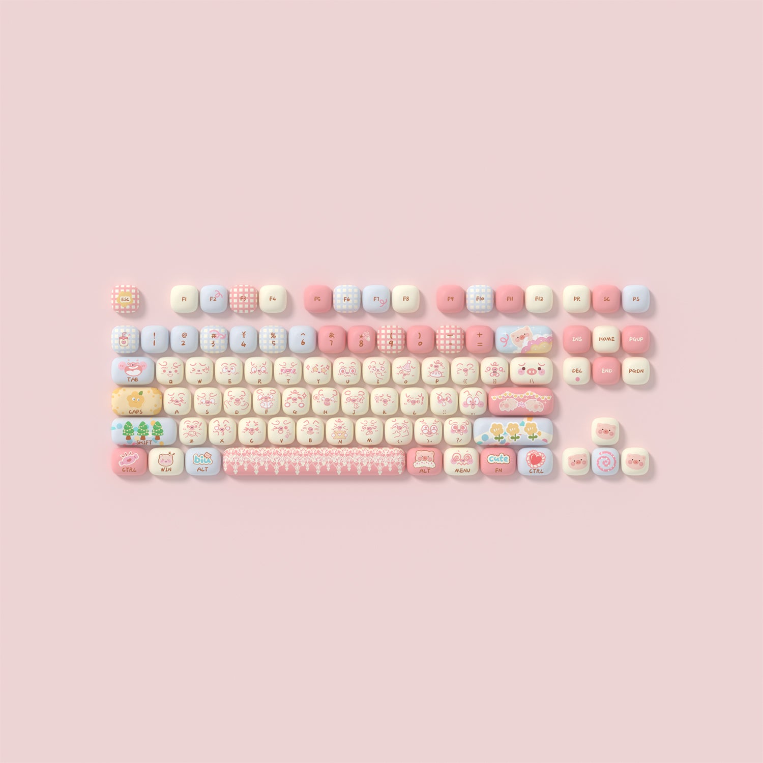 Piggy Party Keycap Set (139-key)