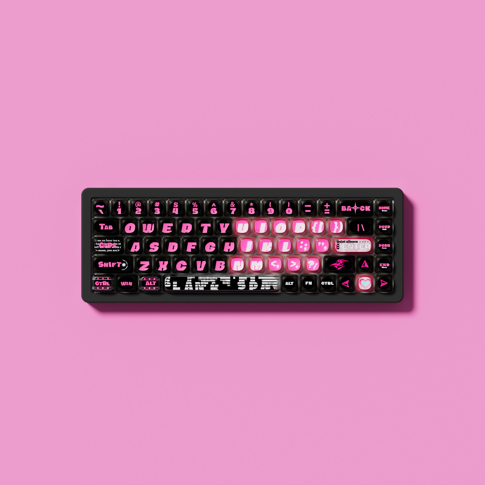 Pink Phantom Keycap Set (139-key)