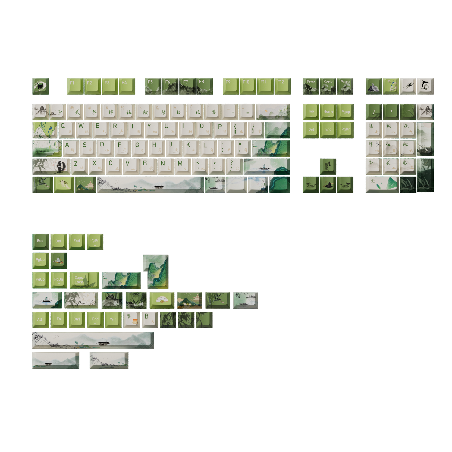 Summer Serenity Keycap Set (140-key)