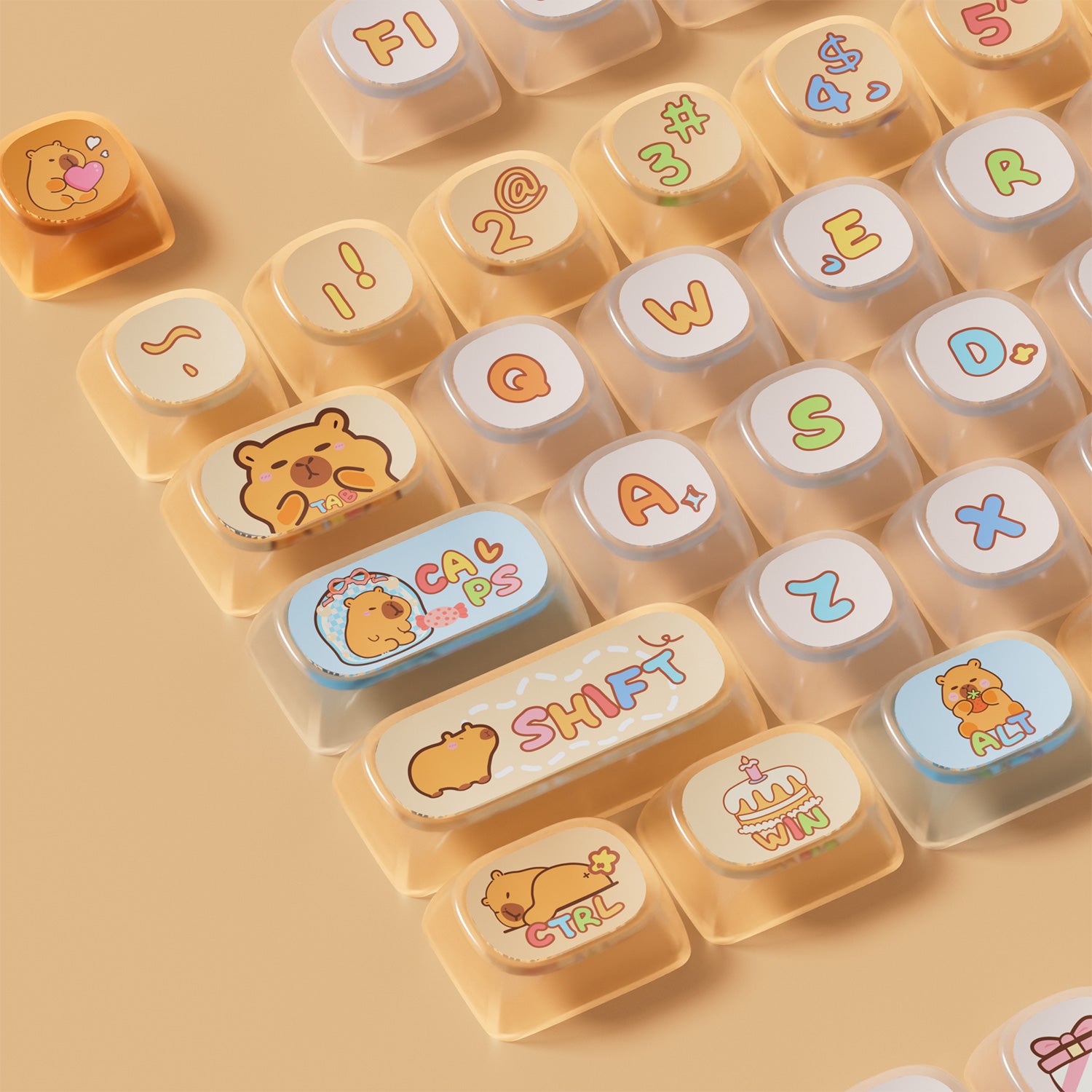 Capybara Keycap Set (142-key)