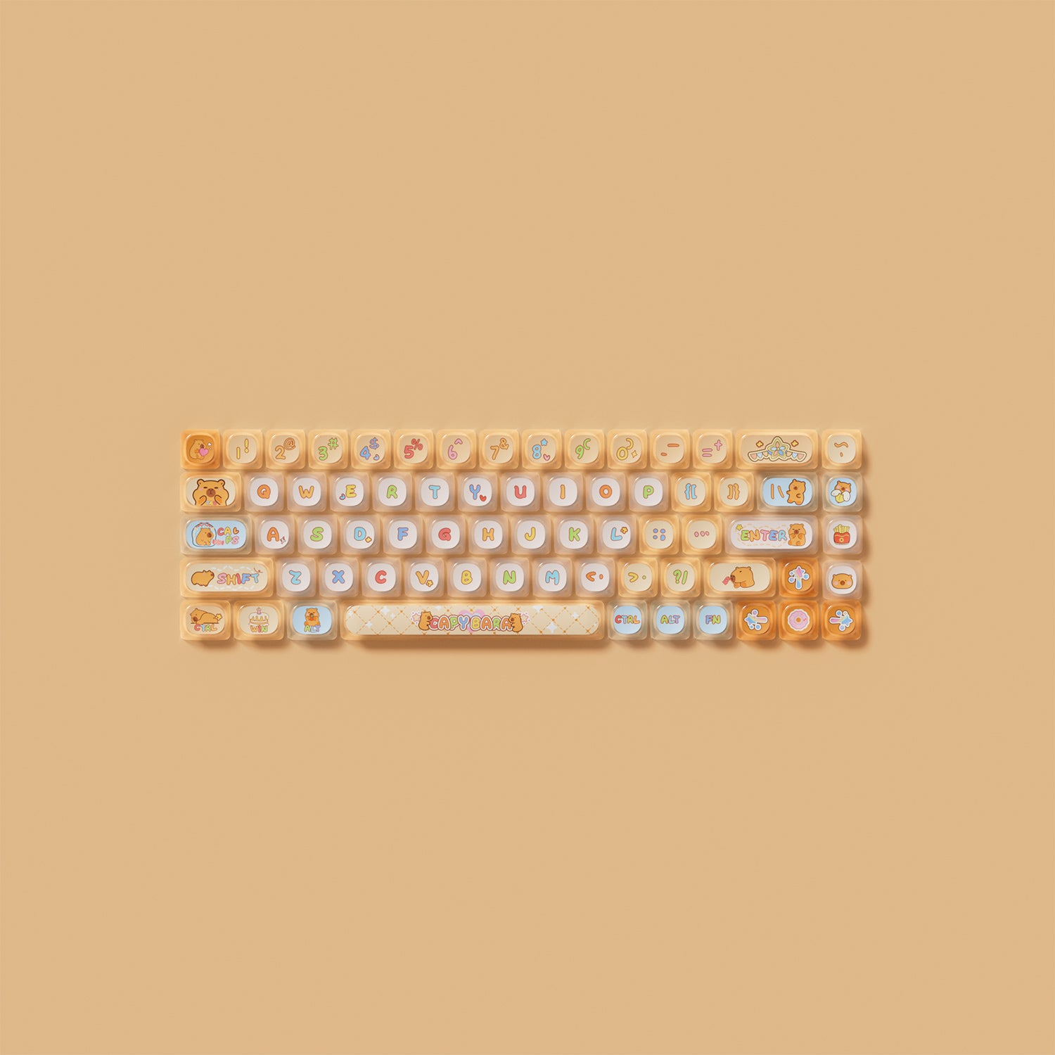 Capybara Keycap Set (142-key)