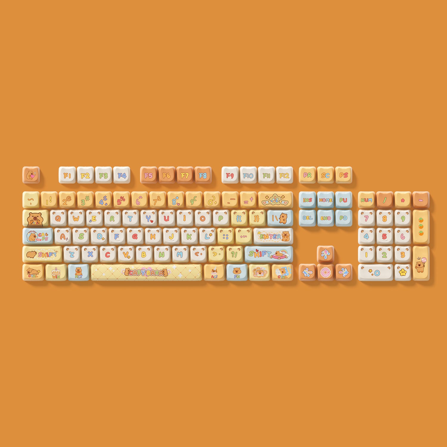 Capybara Keycap Set (142-key)