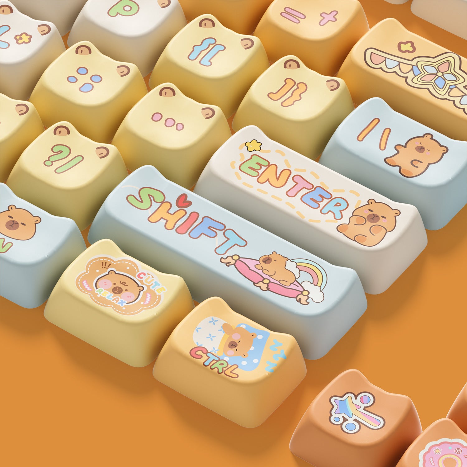 Capybara Keycap Set (142-key)