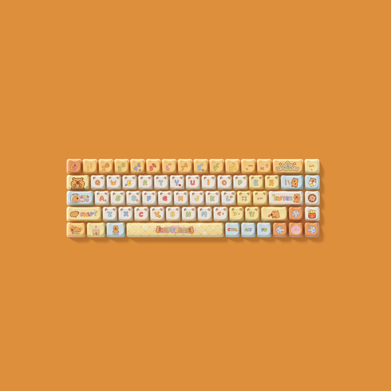 Capybara Keycap Set (142-key)