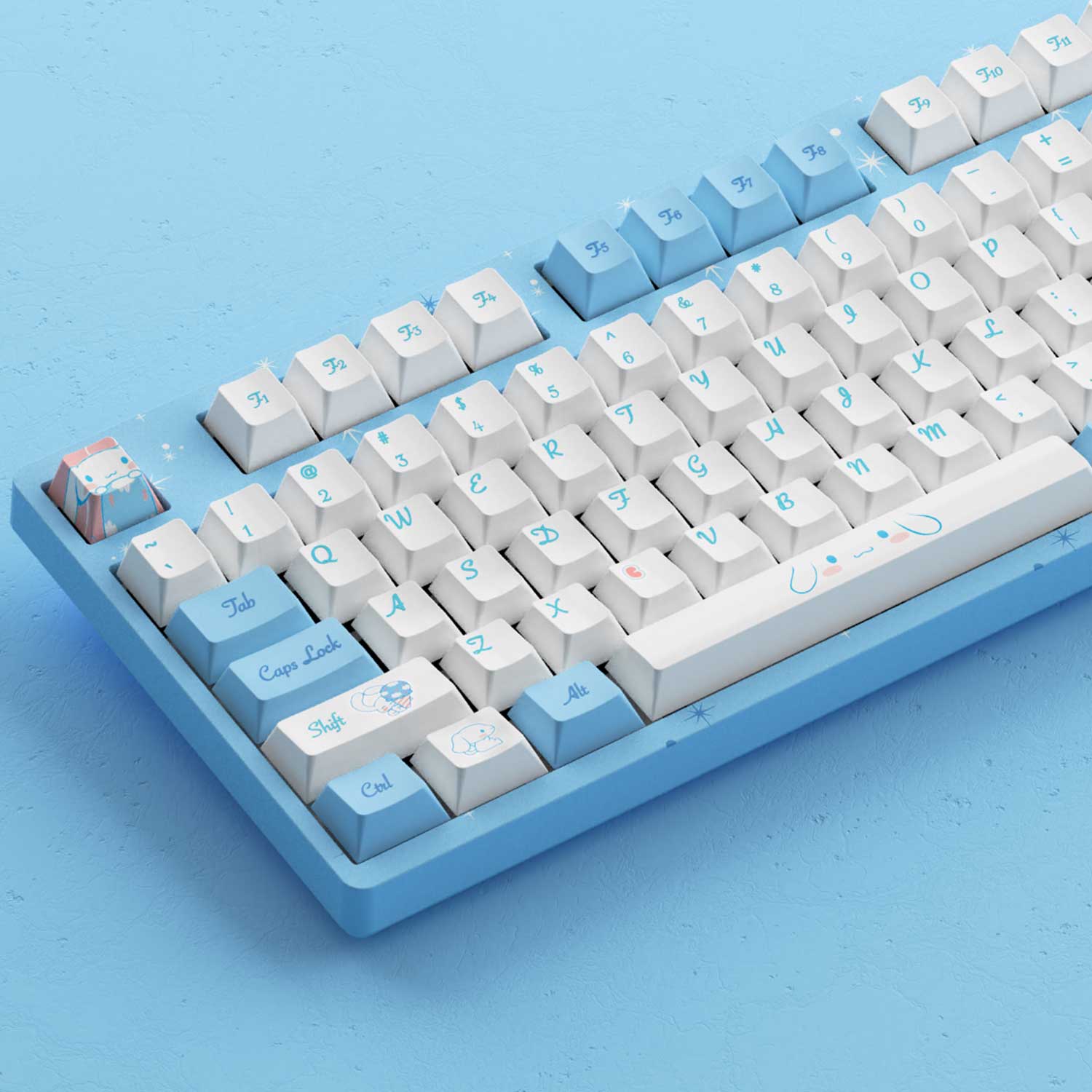 cable rounting of akko cinnamoroll 80 percent keyboard