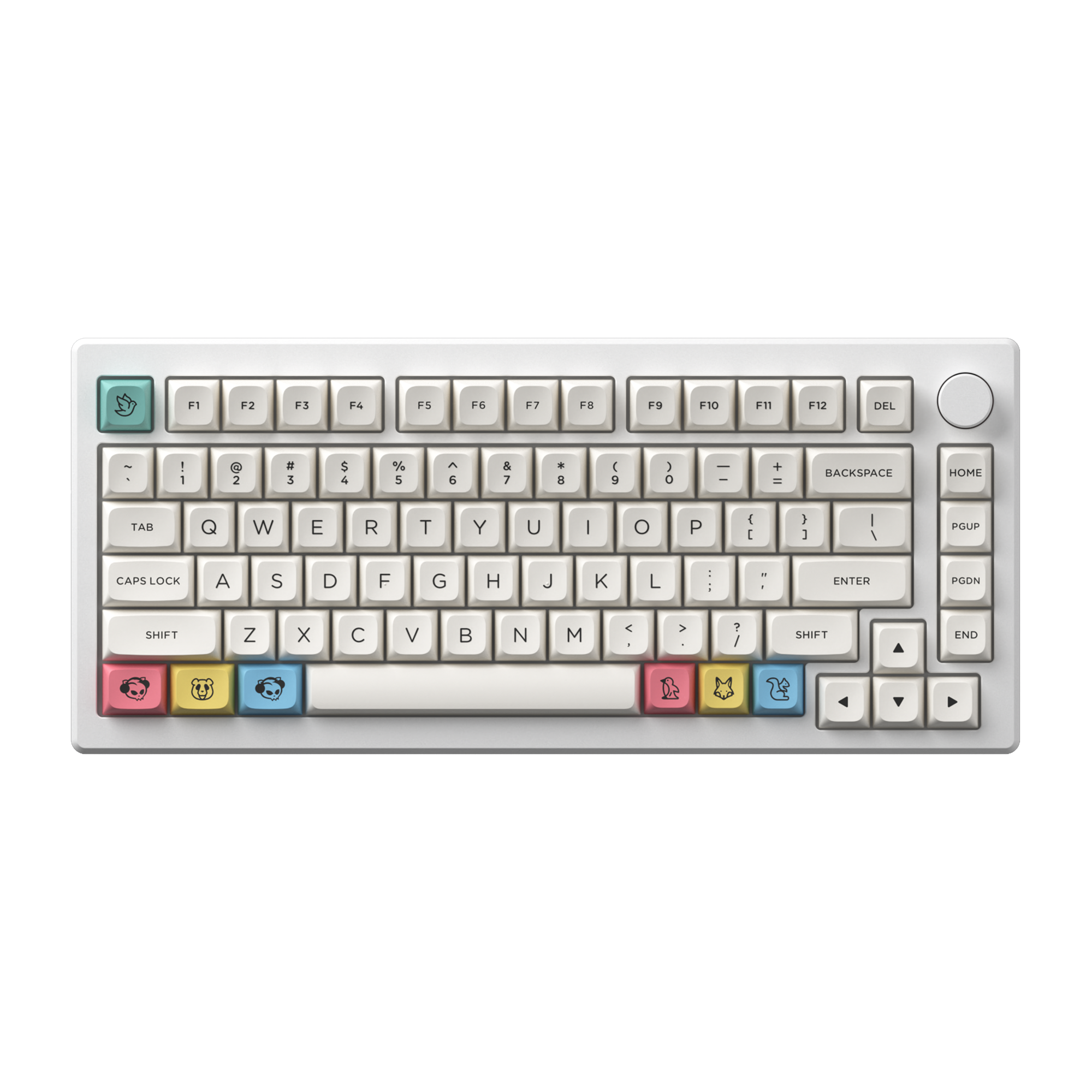 Cream Keycap Set(282-Key)