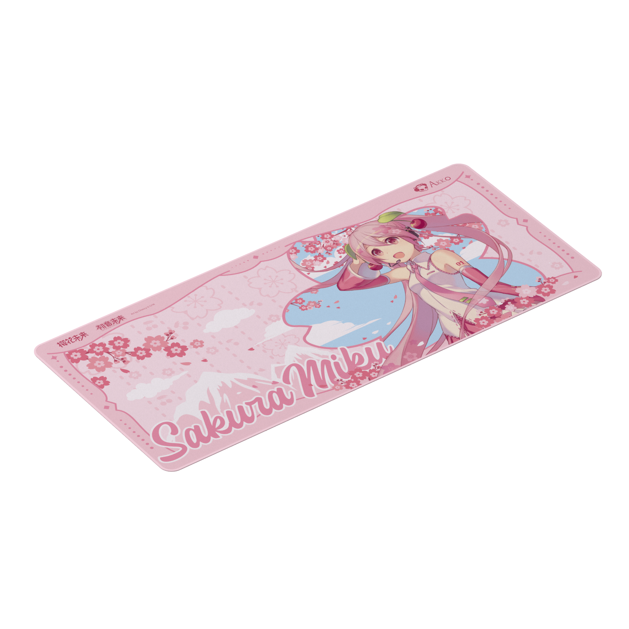 sakura miku pink mouse pad