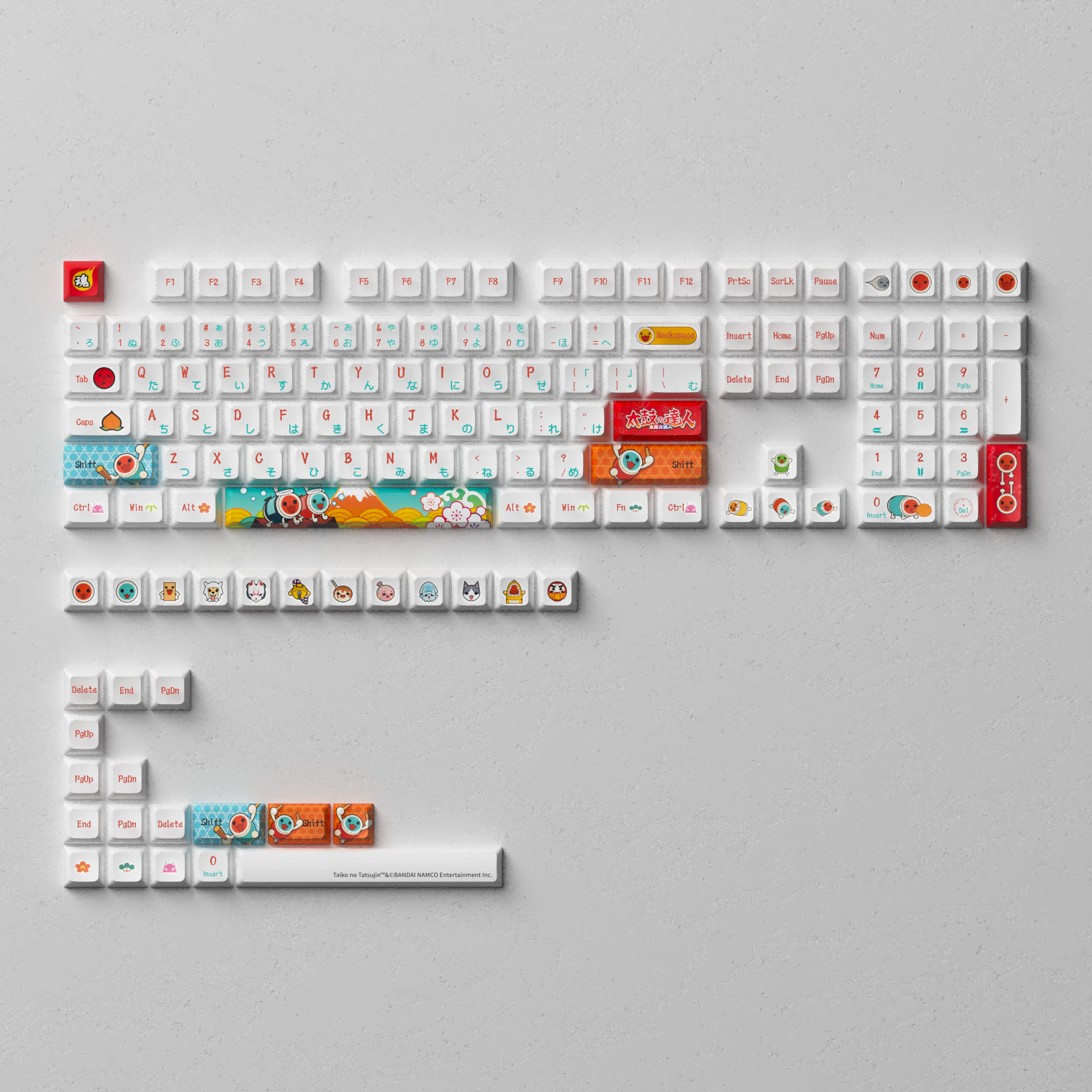 Taiko no Tatsujin Keycap Set (137-Key)