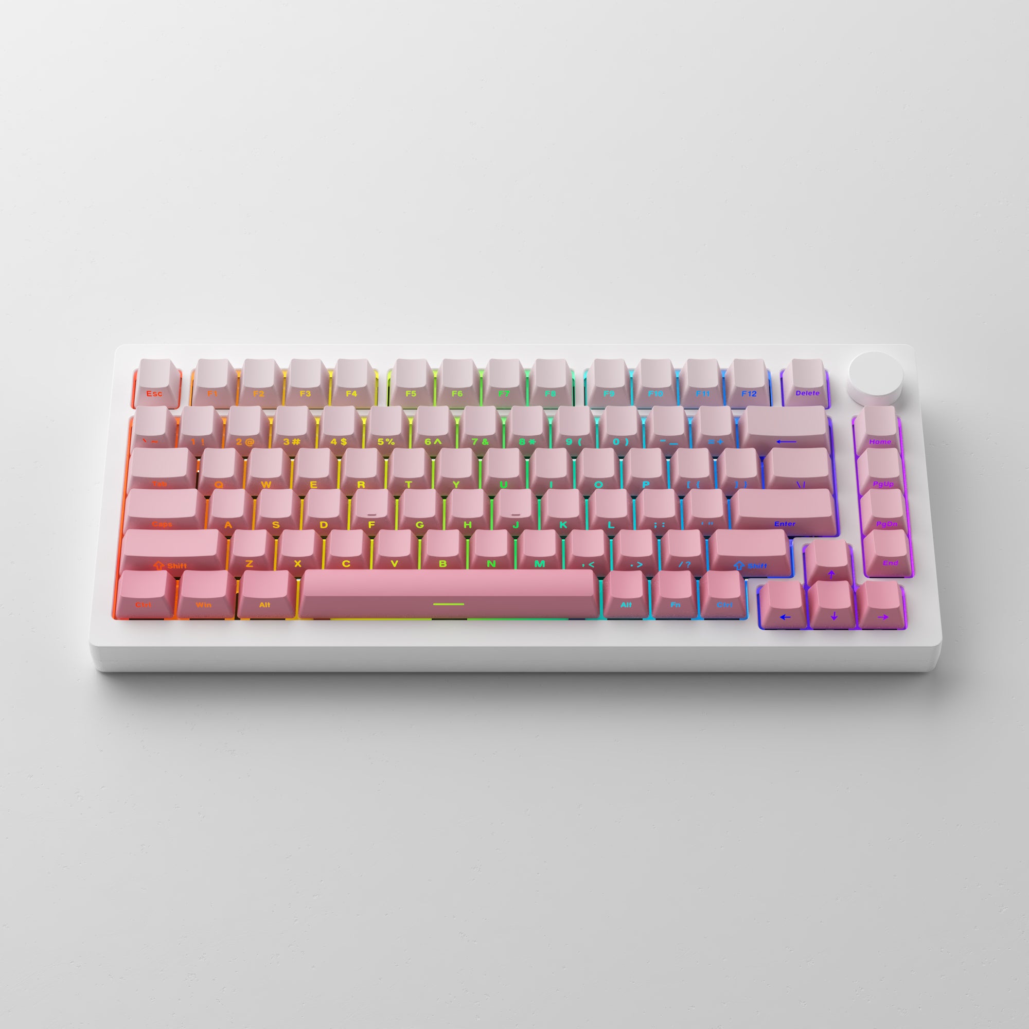 moonlight white rgb  monsgeek m1w wireless hall effect keyboard