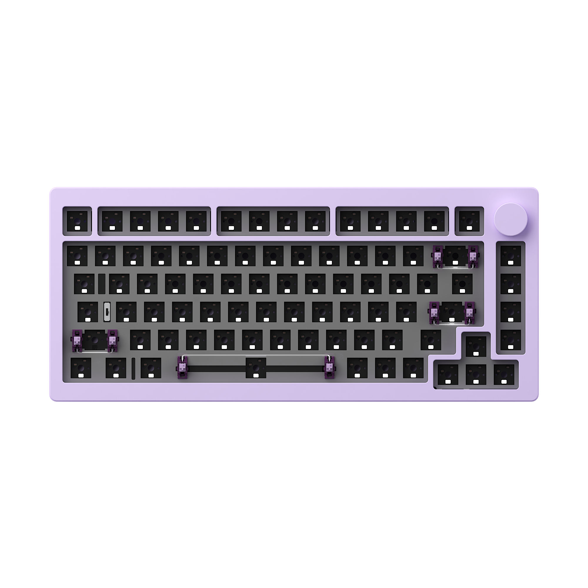 MonsGeek M1W V3 Purple VIA Keyboard Kit