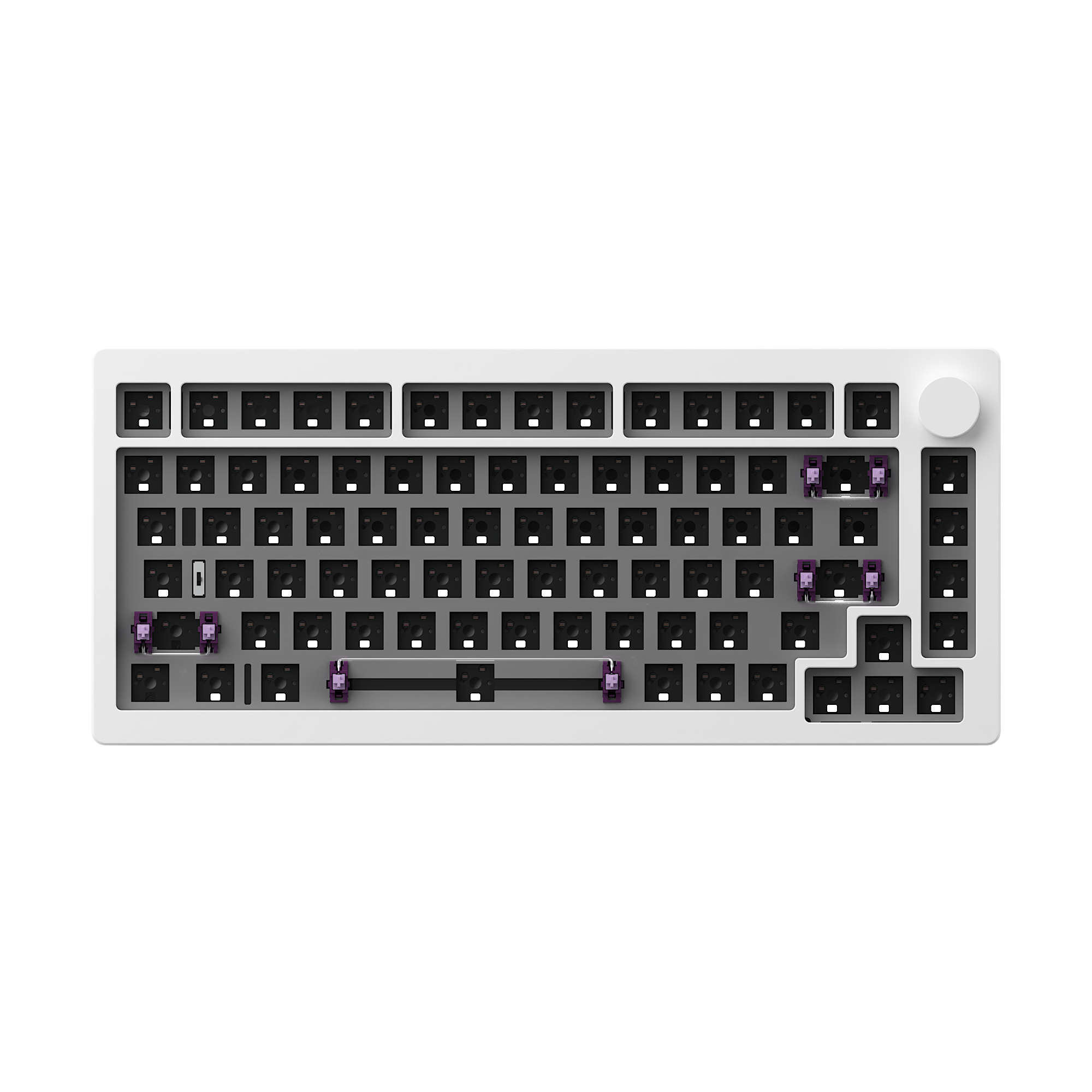 MonsGeek M1W V3 White VIA Keyboard Kit