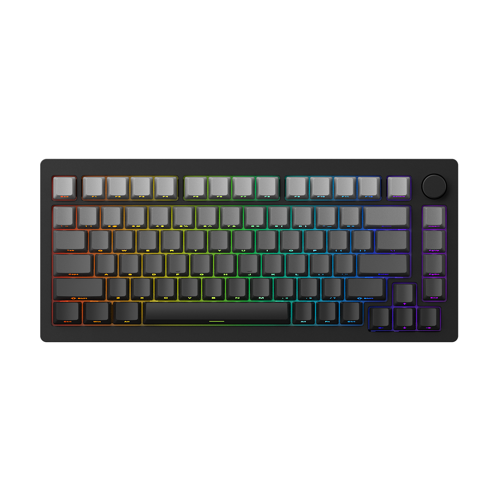 black monsgeek m1w magnetic switch keyboard