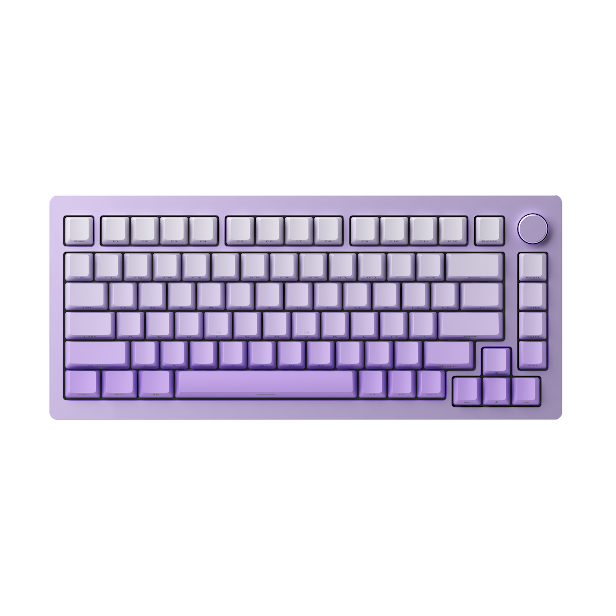 purple monsgeek m1w magnetic switch keyboard