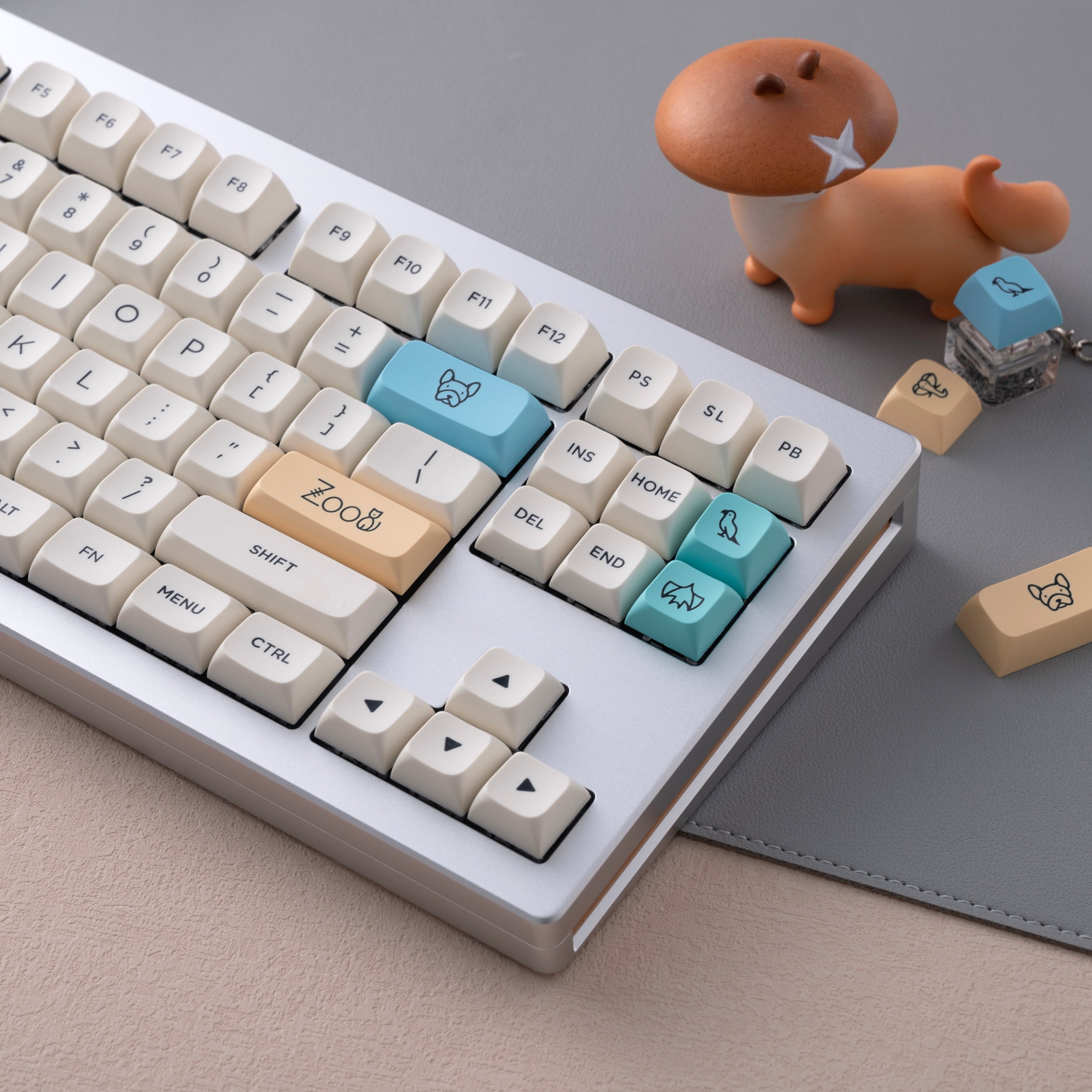 Cream Keycap Set(282-Key)