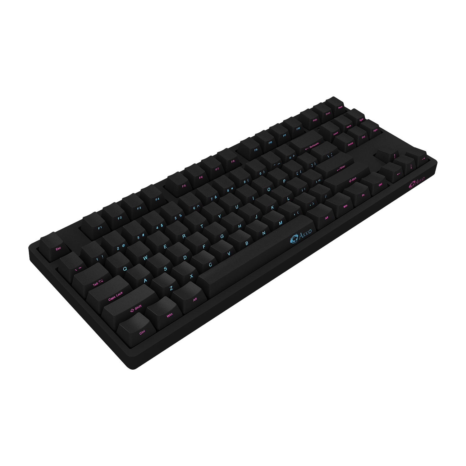 side view of midnight 3087sp wired mechanical keyboard