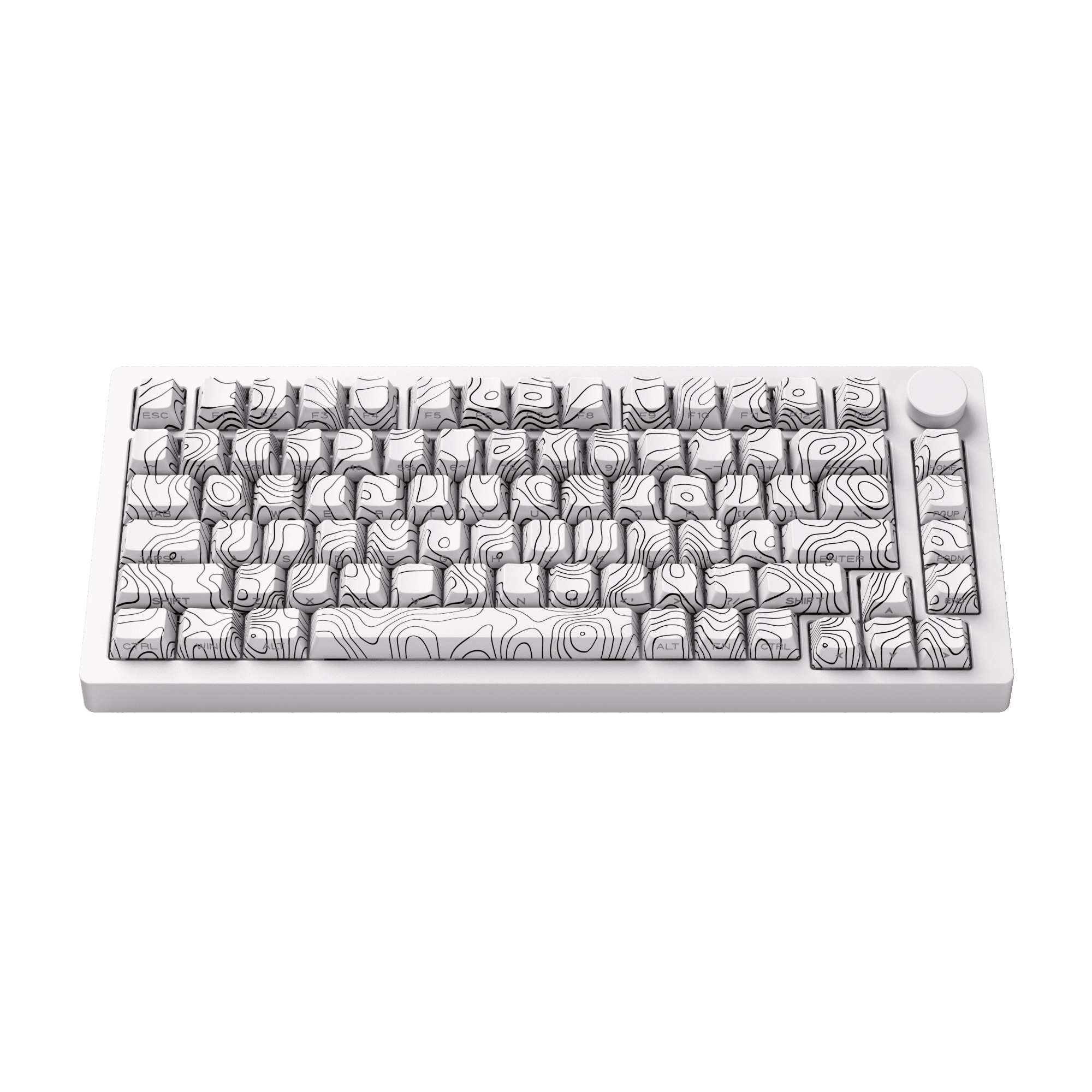 White MonsGeek M1 V5 SP Mechanical Keyboard