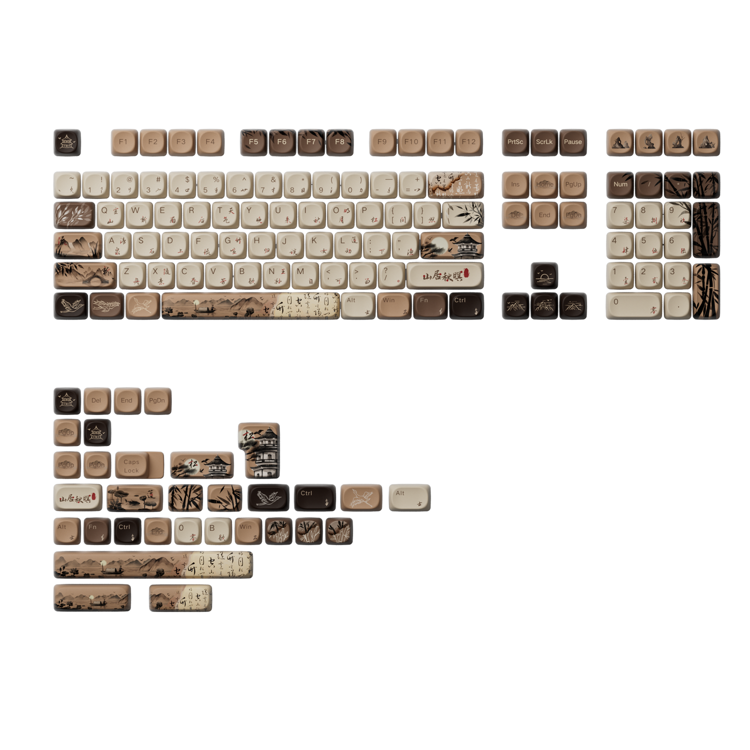 Mountain Seclusion Keycap Set (140-key)