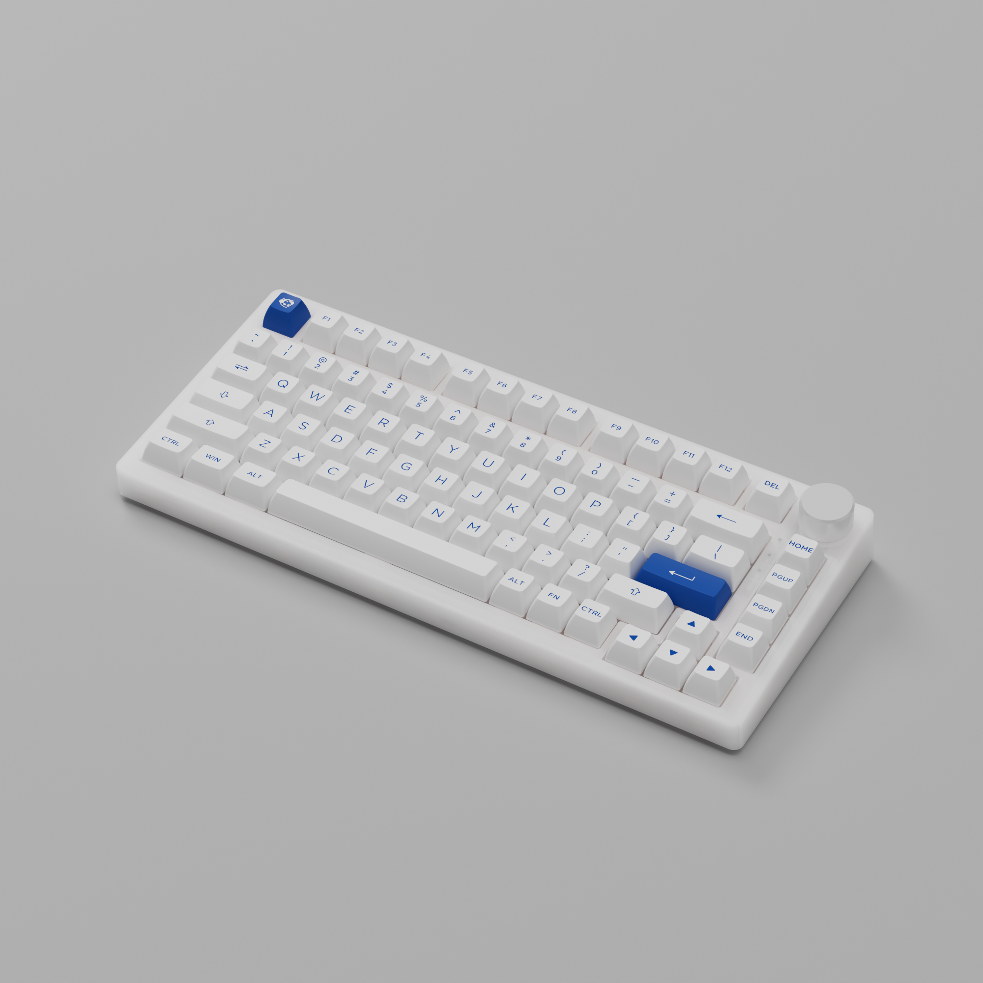 Blue On White PC75B Plus